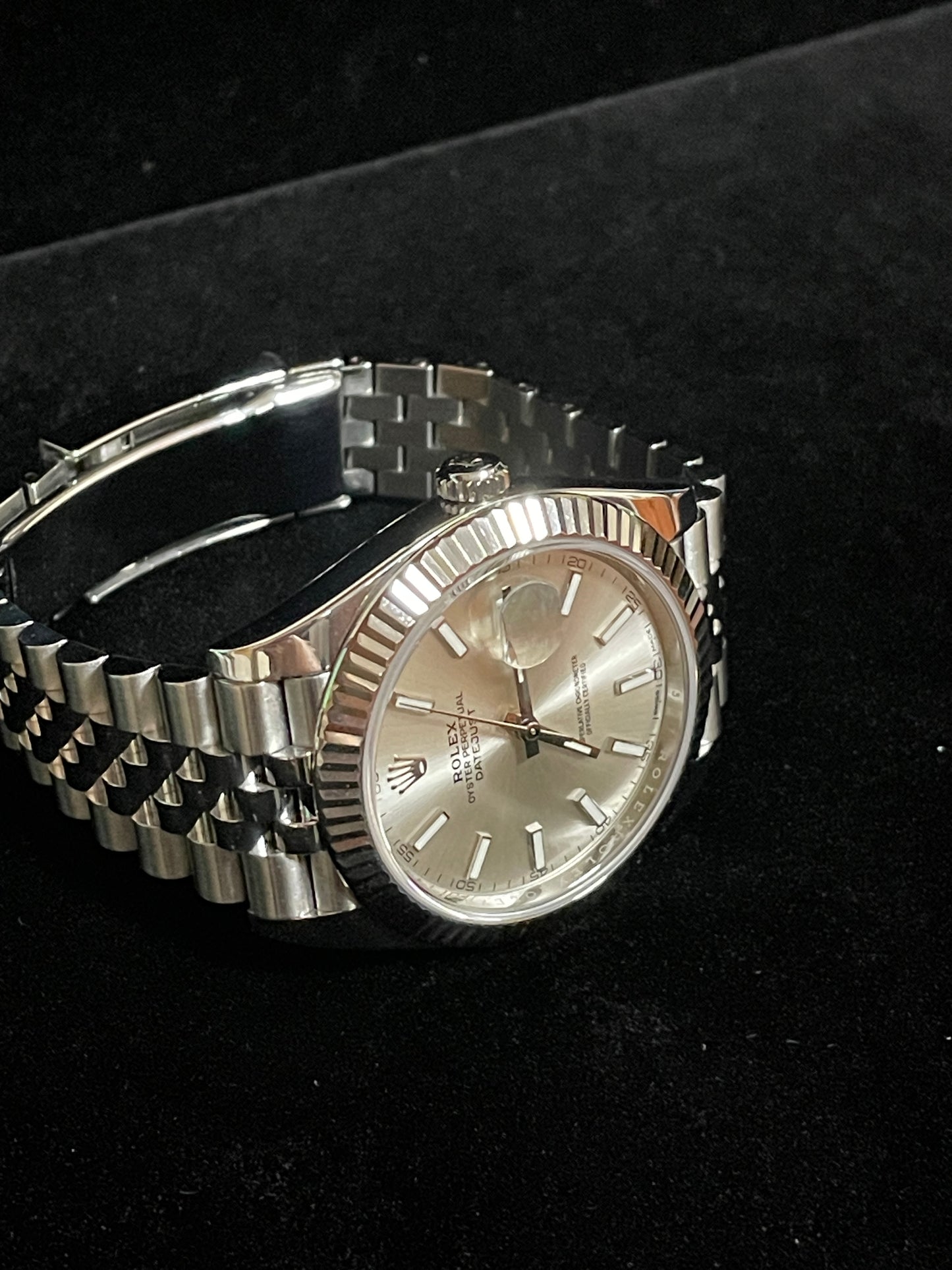 OHA 2018 Rolex Datejust 126334 Silver Dial SS Jubilee With Papers 41mm