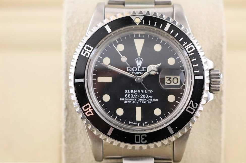 1979 Rolex Submariner 1680 Black Matte Dial SS Oyster No Papers 40mm