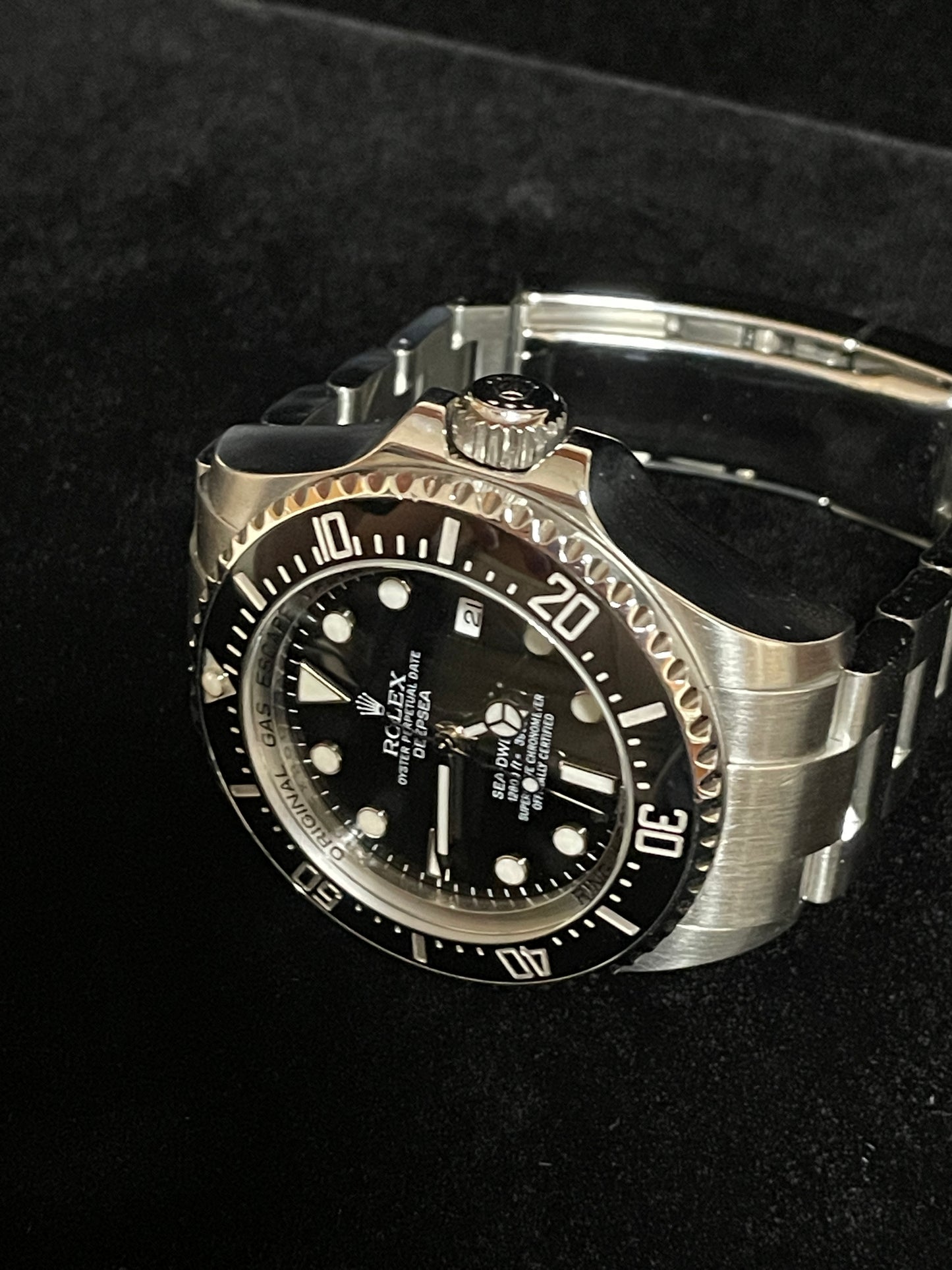 2011 Rolex Deepsea Sea Dweller 116660 Black Dial SS Oyster With Papers 44mm