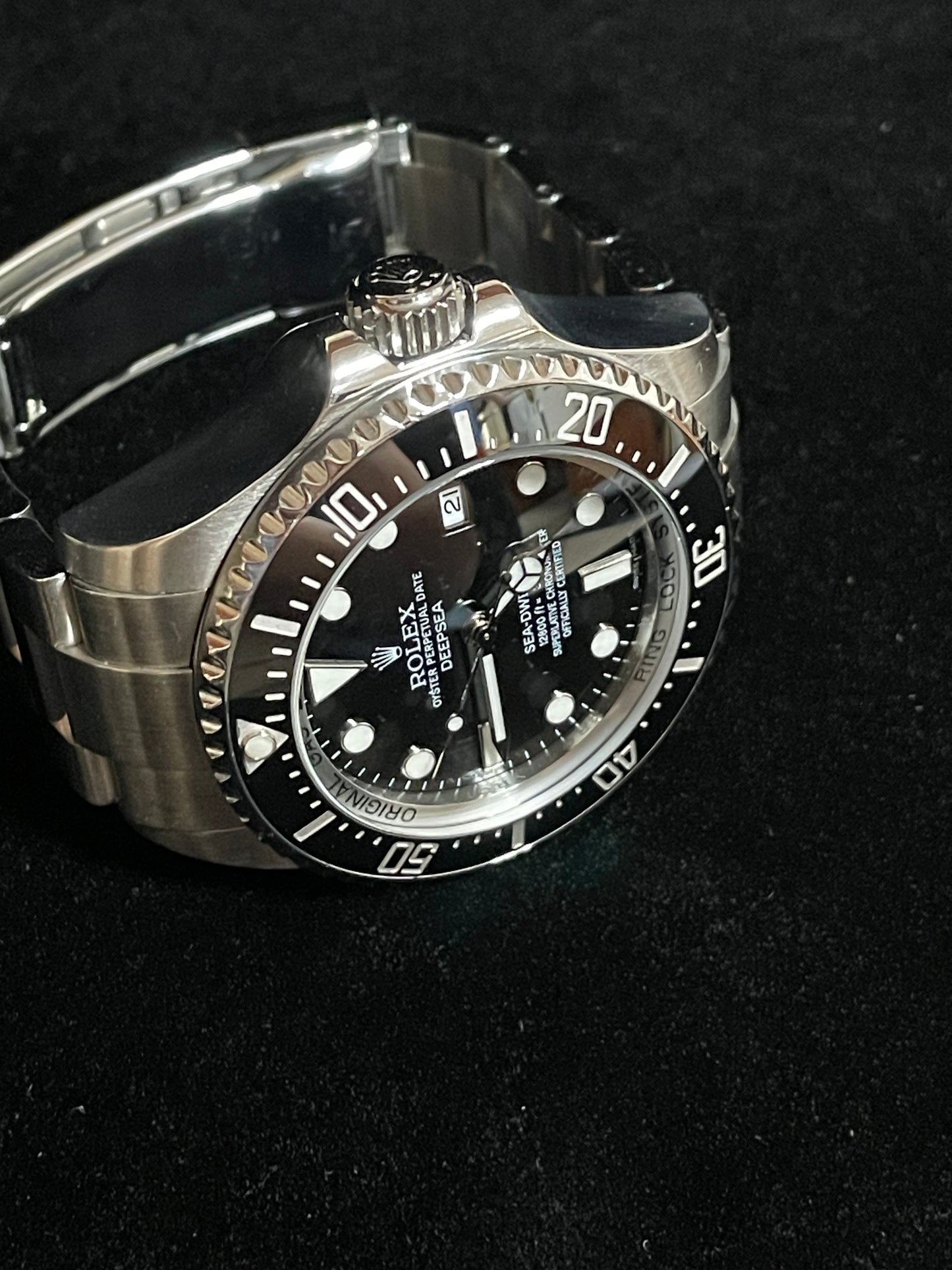 2011 Rolex Deepsea Sea Dweller 116660 Black Dial SS Oyster With Papers 44mm