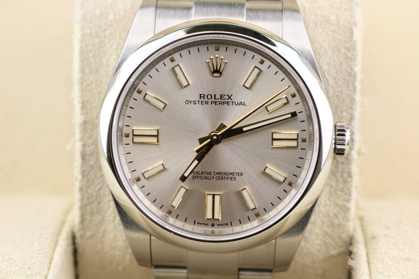 2023 Rolex Oyster Perpetual 124300 Silver Dial SS Oyster No Papers 41mm