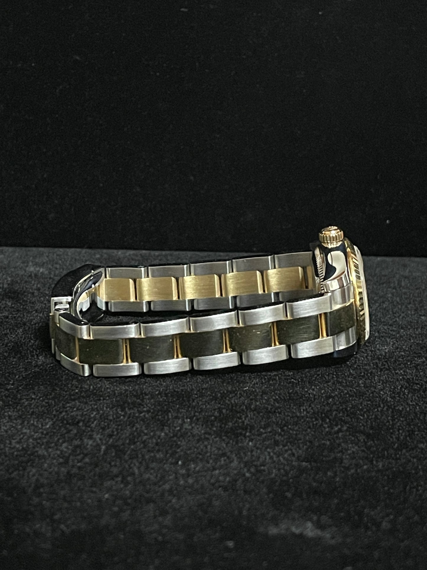 2010 Rolex Ladies Datejust 179173 Champagne Roman Dial TT Oyster W/ Papers 26mm