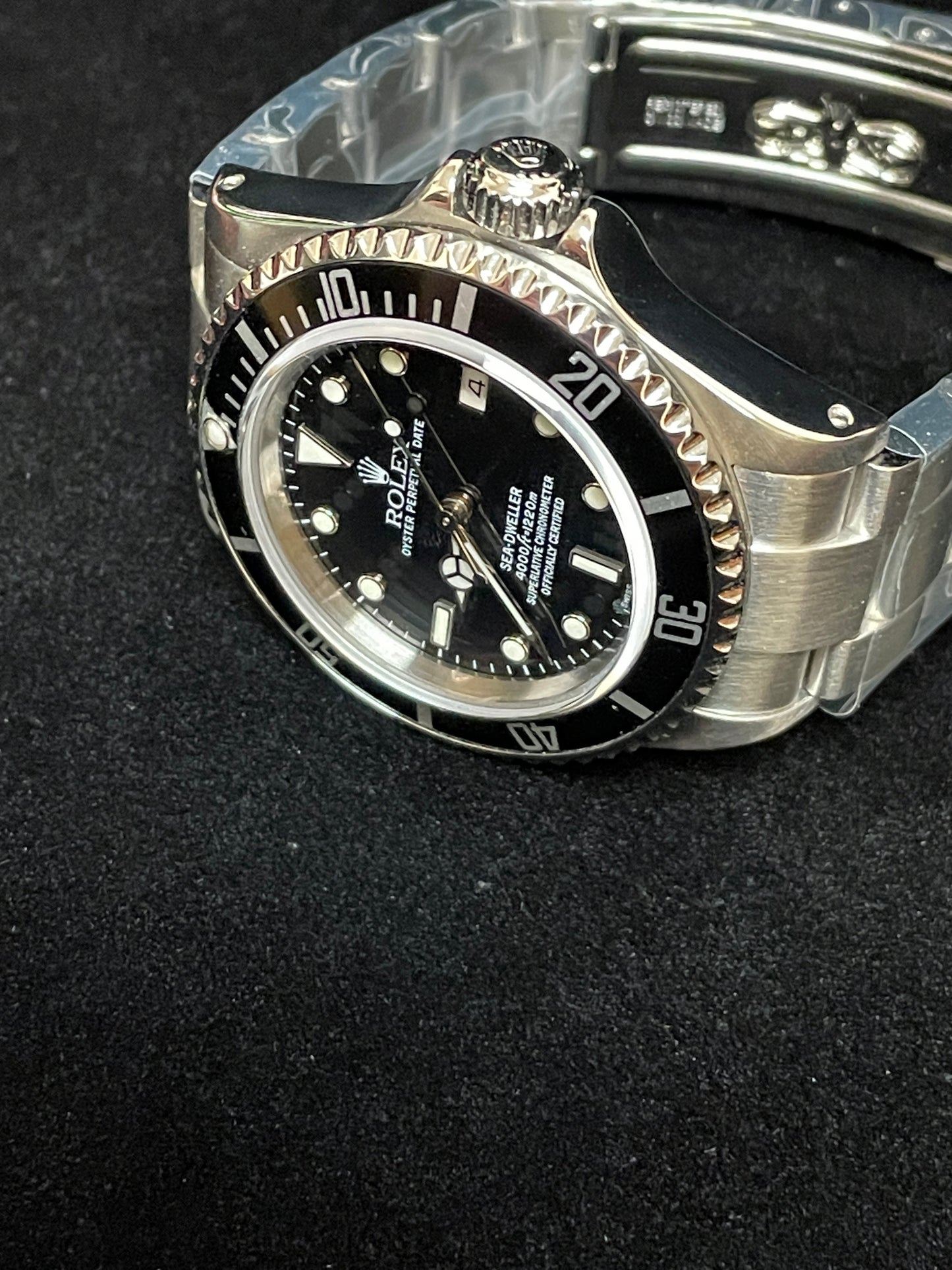 2002 Rolex Sea-Dweller 16600 Black Dial SS Oyster No Papers 40mm