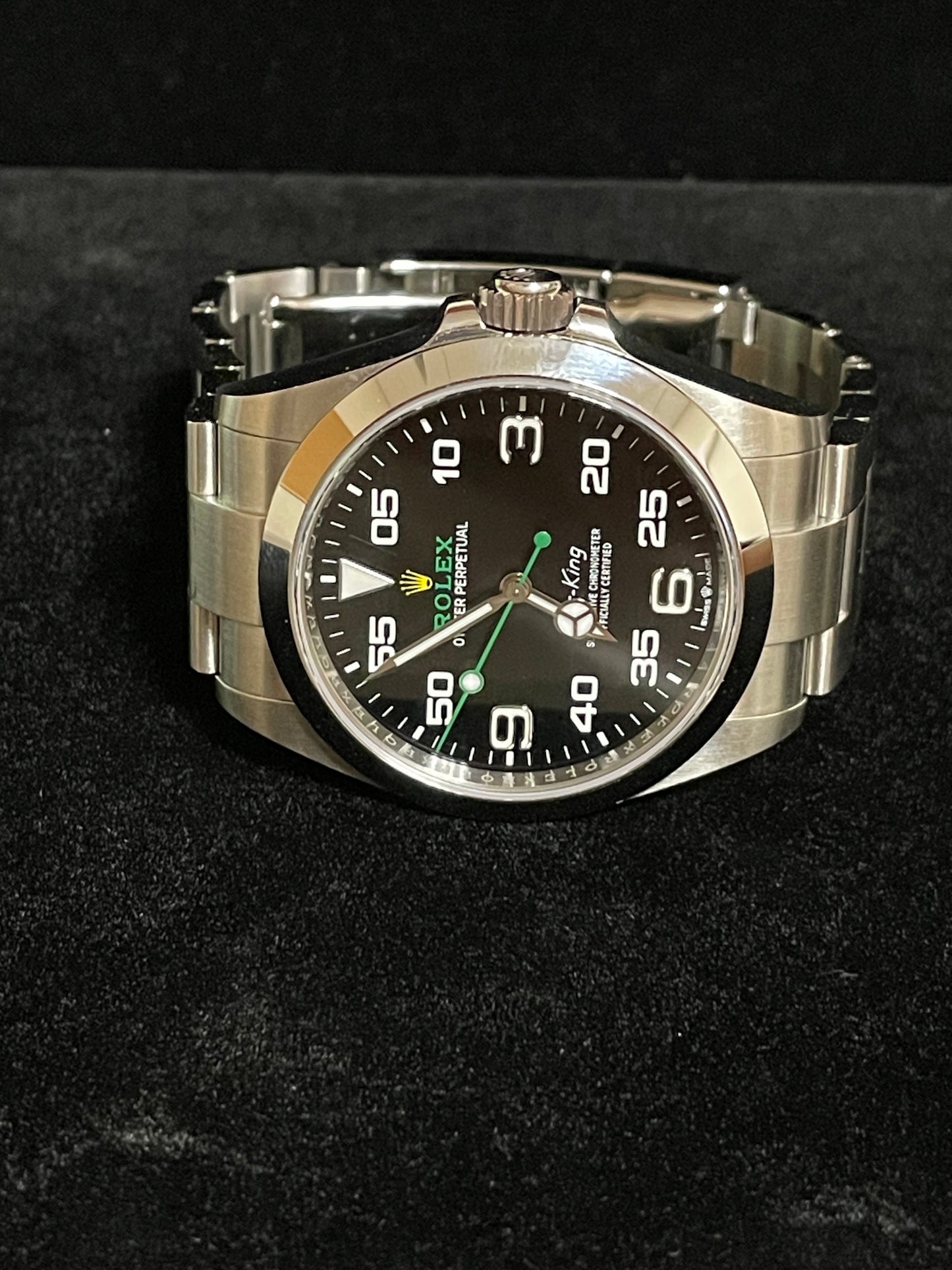 2022 Rolex Air-King 126900 Black Dial SS Oyster With Papers 40mm