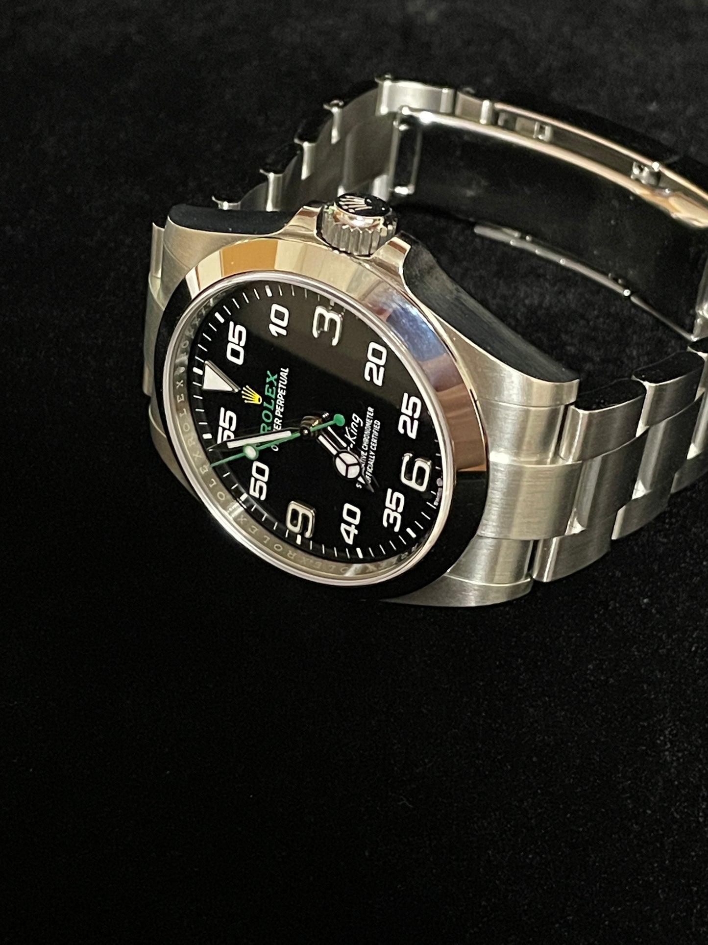 2022 Rolex Air-King 126900 Black Dial SS Oyster With Papers 40mm