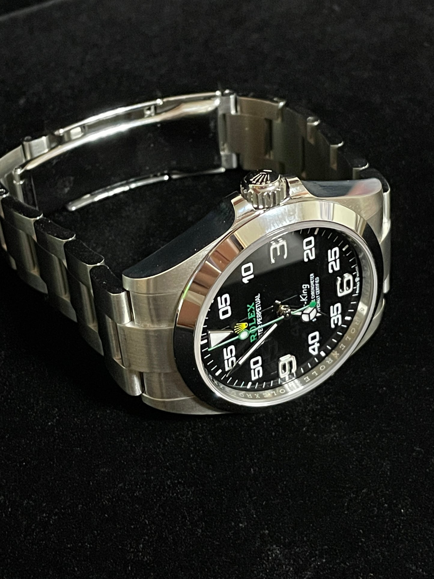 2022 Rolex Air-King 126900 Black Dial SS Oyster With Papers 40mm