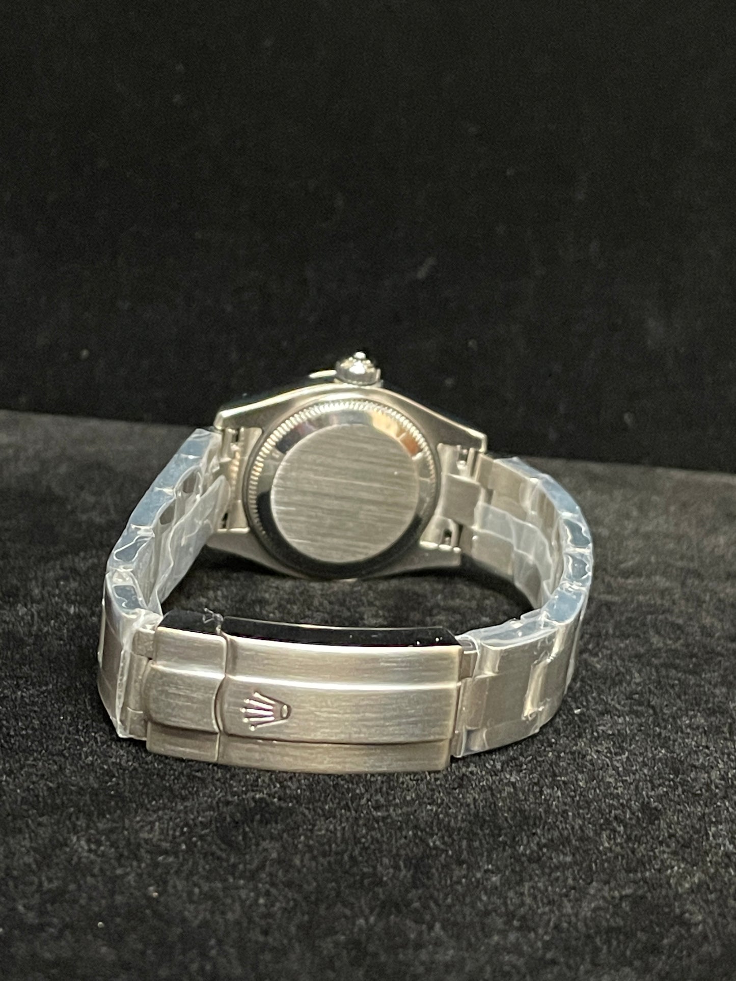 2009 Rolex Ladies Oyster Perpetual 176200 Silver Pink Dial Oyster W Papers 26mm