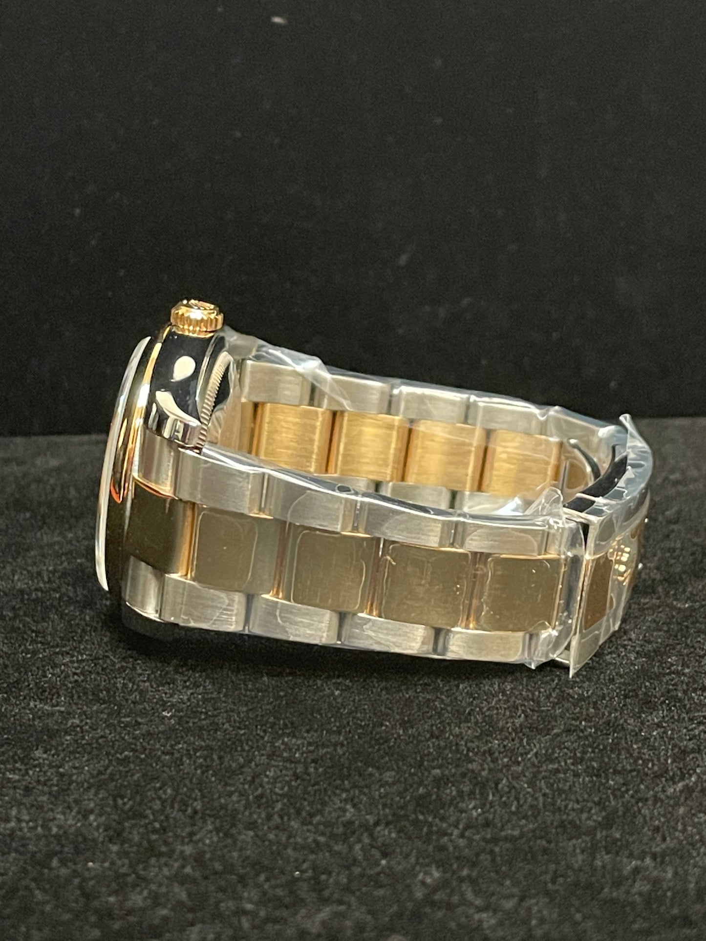 2017 Rolex Datejust 116203 Silver Floral Motif Dial TT 18kt Oyster No Paper 36mm