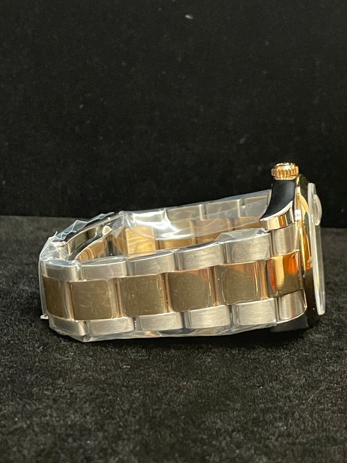 2017 Rolex Datejust 116203 Silver Floral Motif Dial TT 18kt Oyster No Paper 36mm