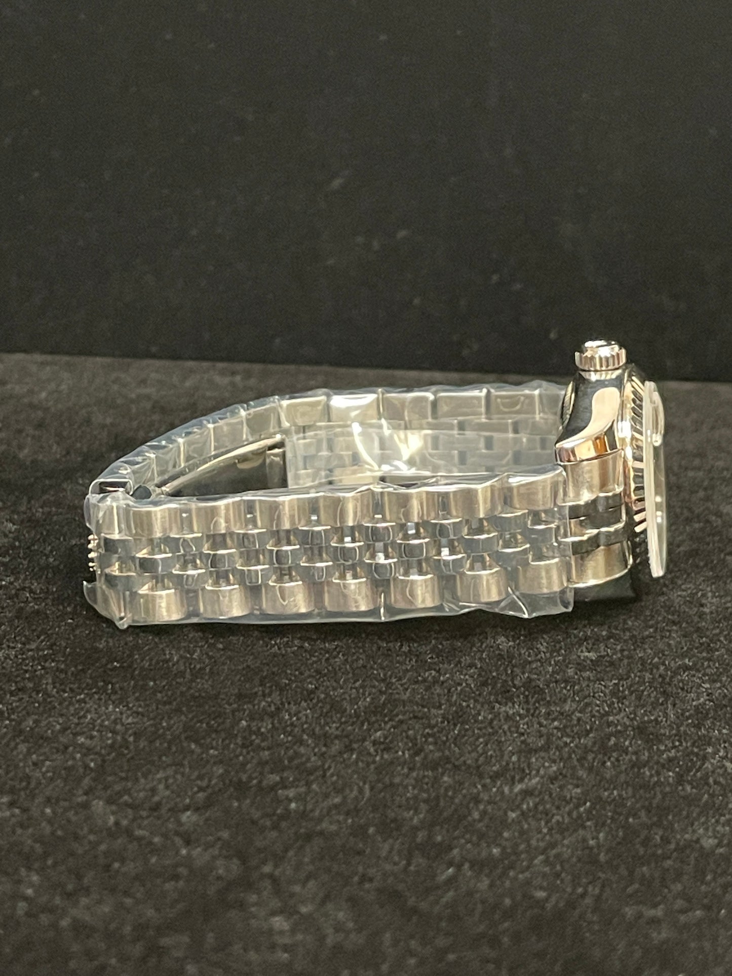 2006 Rolex Ladies Datejust 179174 Silver Concentric Dial SS Jubilee Papers 26mm