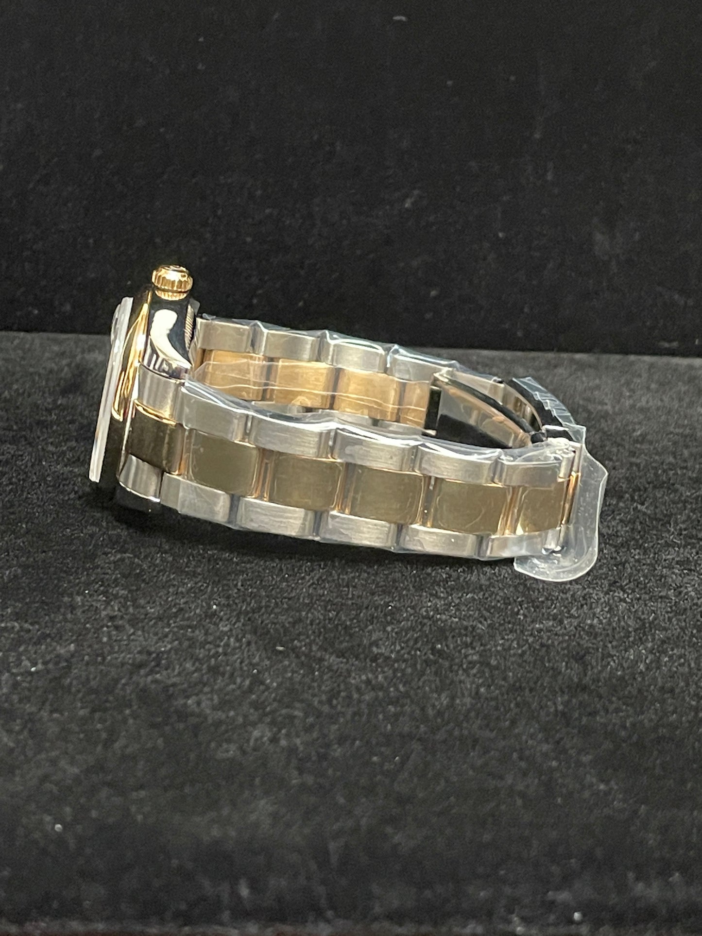 Rolex Ladies Datejust 178243 Midsize Ivory Computer Dial TT 18kt Oyster 31mm
