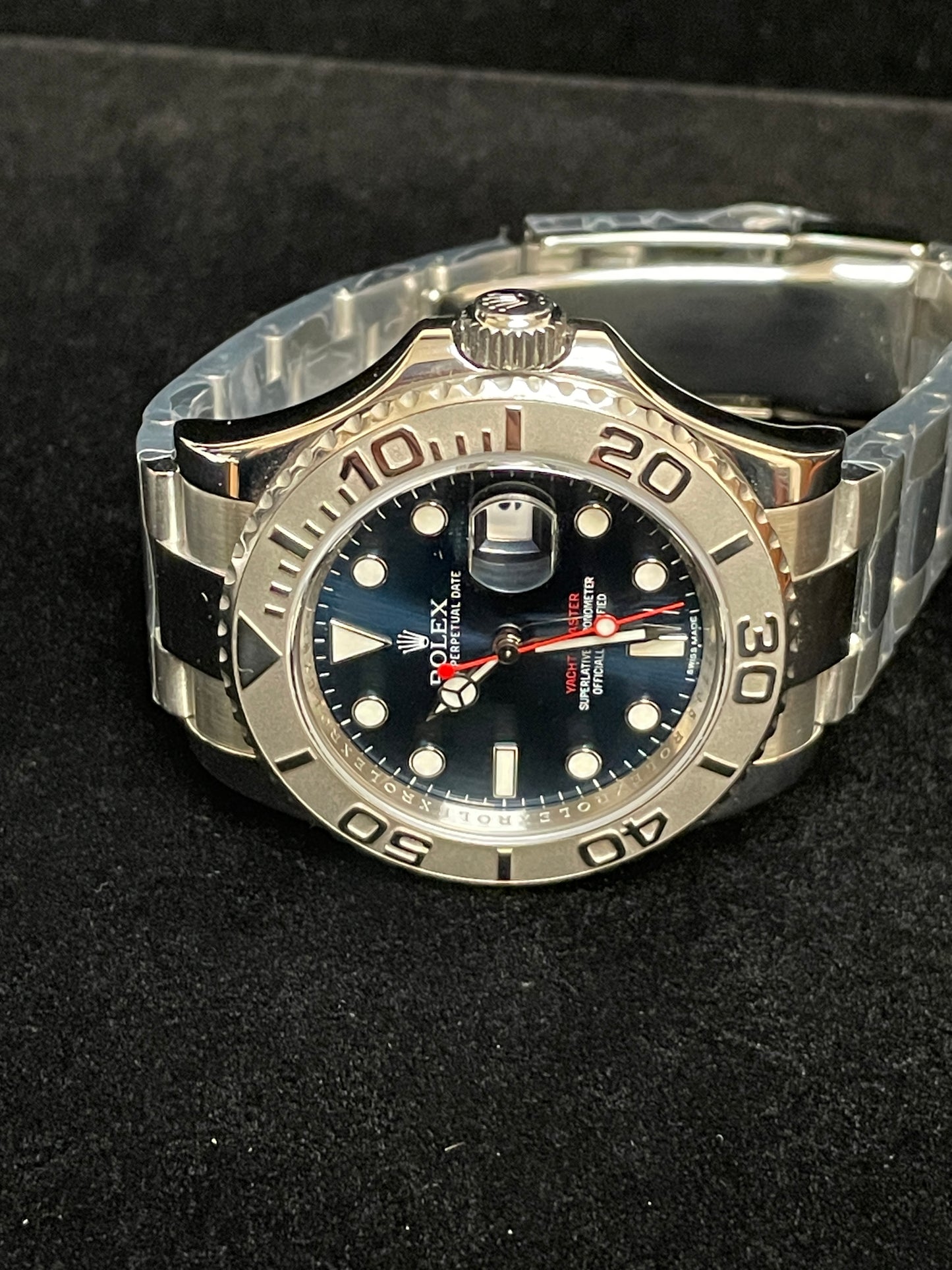 2017 Rolex Yacht-Master 116622 Blue Dial SS Oyster No Papers 40mm