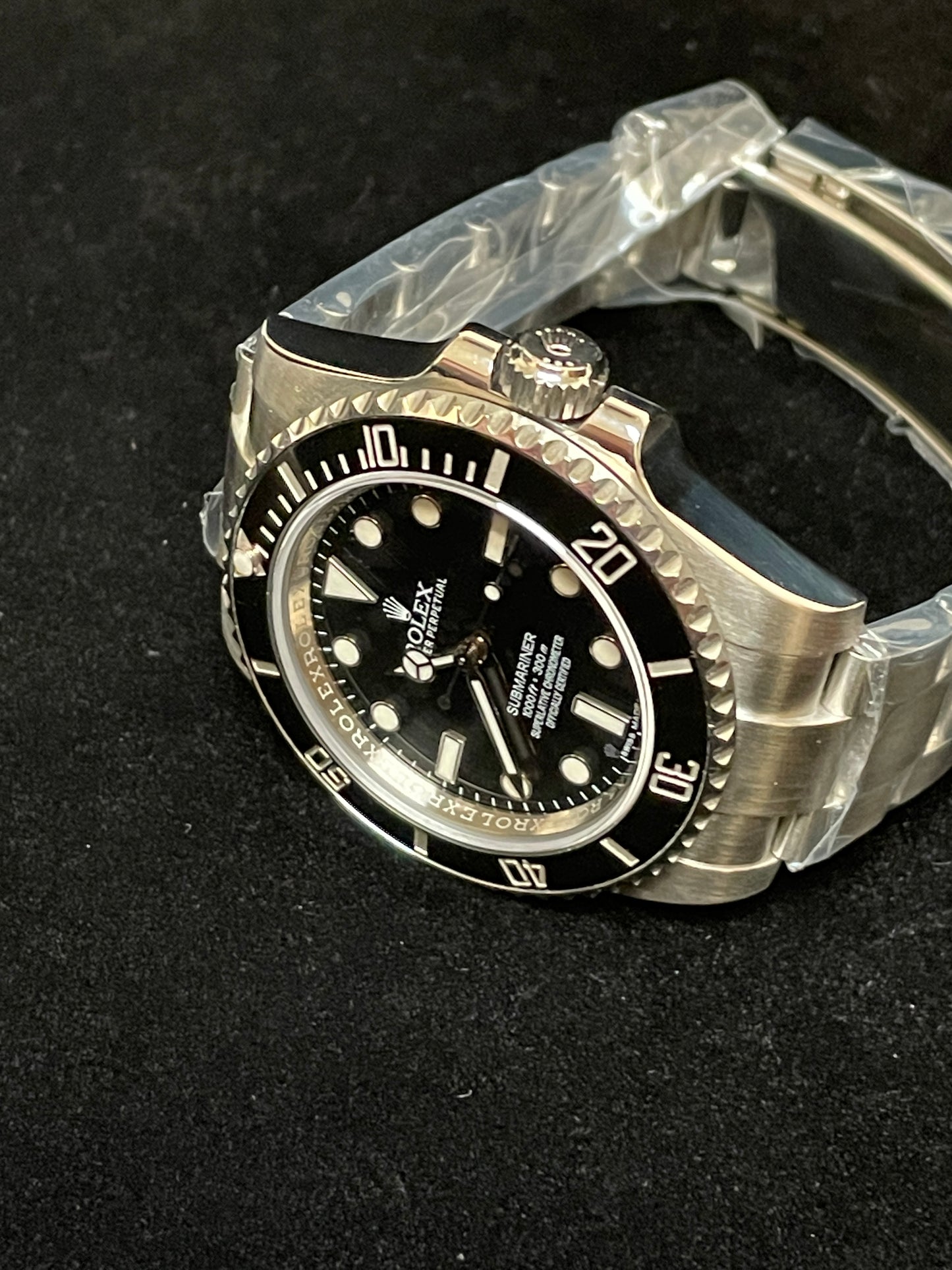 2013 Rolex Submariner No Date 114060 Black Dial SS Oyster With Papers 40mm