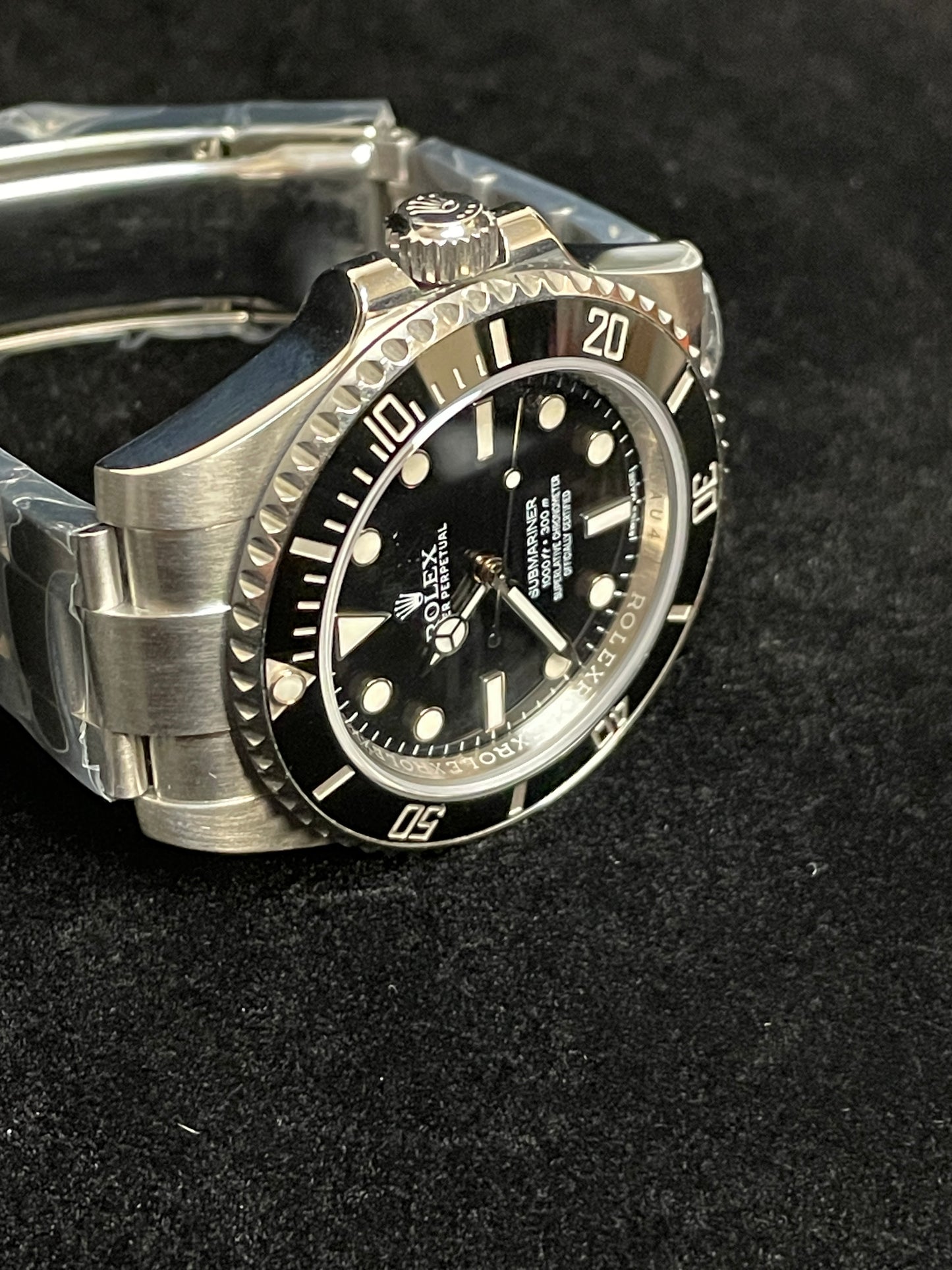 2013 Rolex Submariner No Date 114060 Black Dial SS Oyster With Papers 40mm