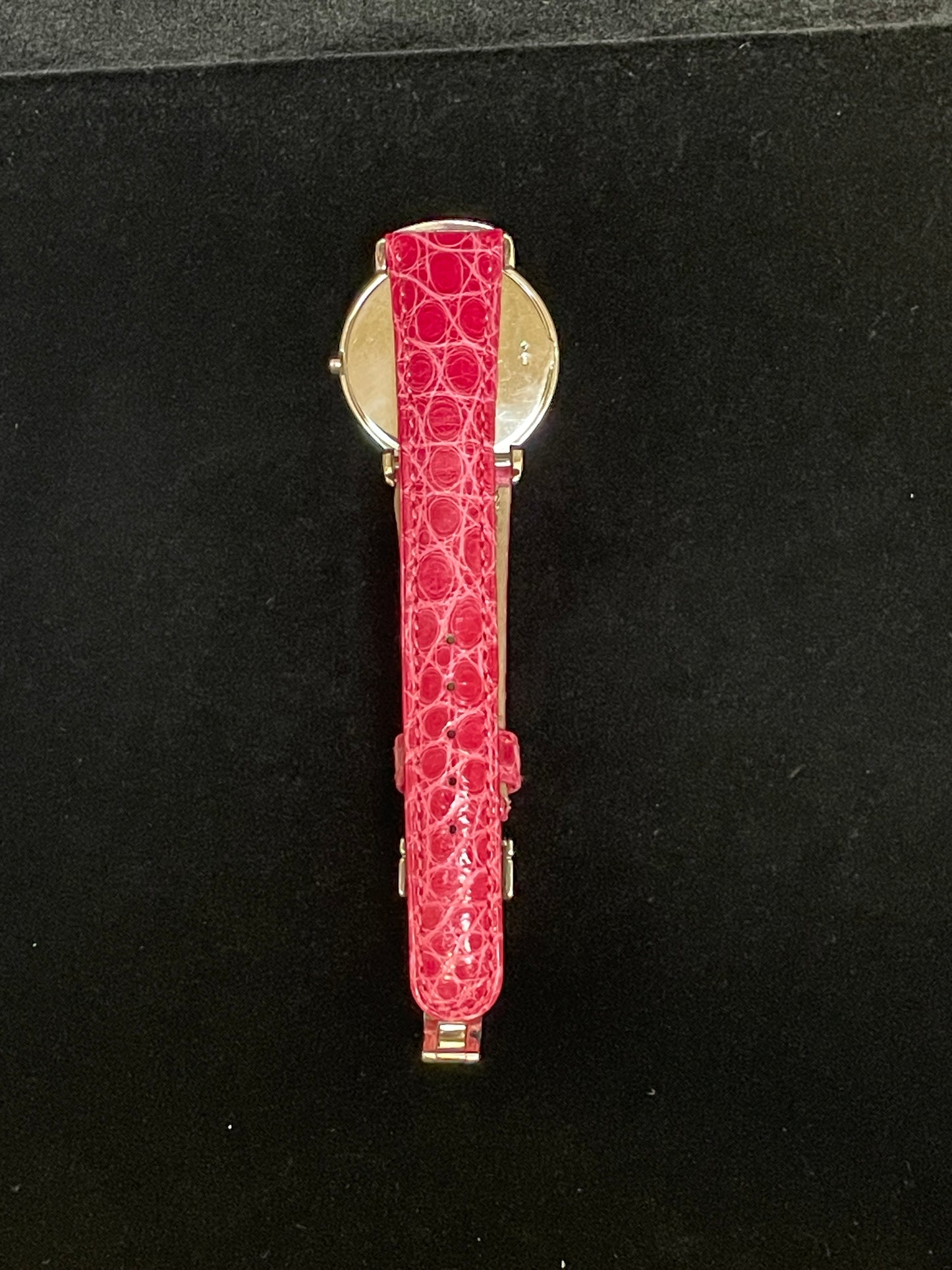 Rolex Lady Cellini 6682 Pink Roman Dial Leather strap Diamond lugs 18kt WG 33mm