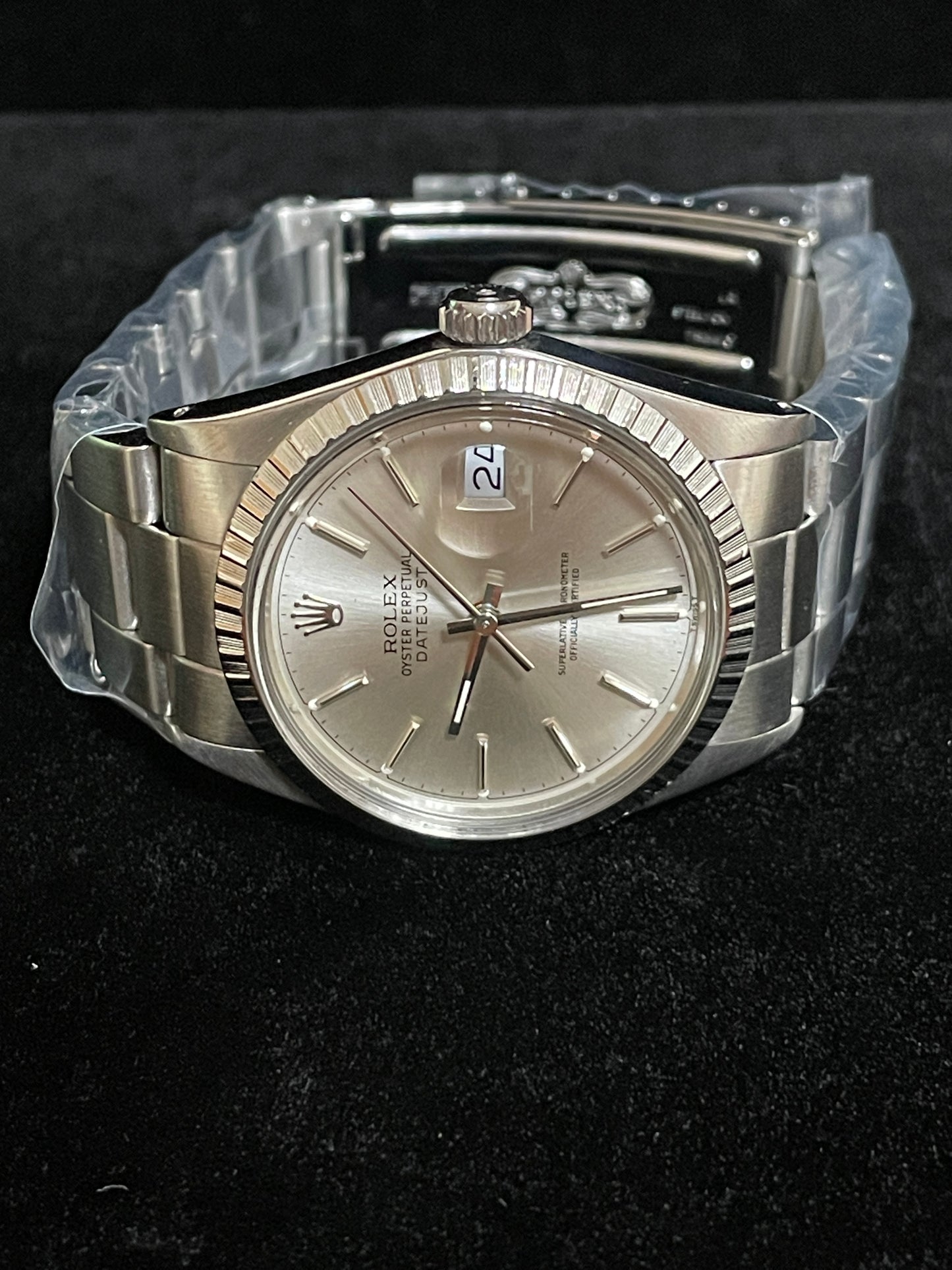 1987 Rolex Datejust 16030 Silver Dial SS Oyster No Papers 36mm