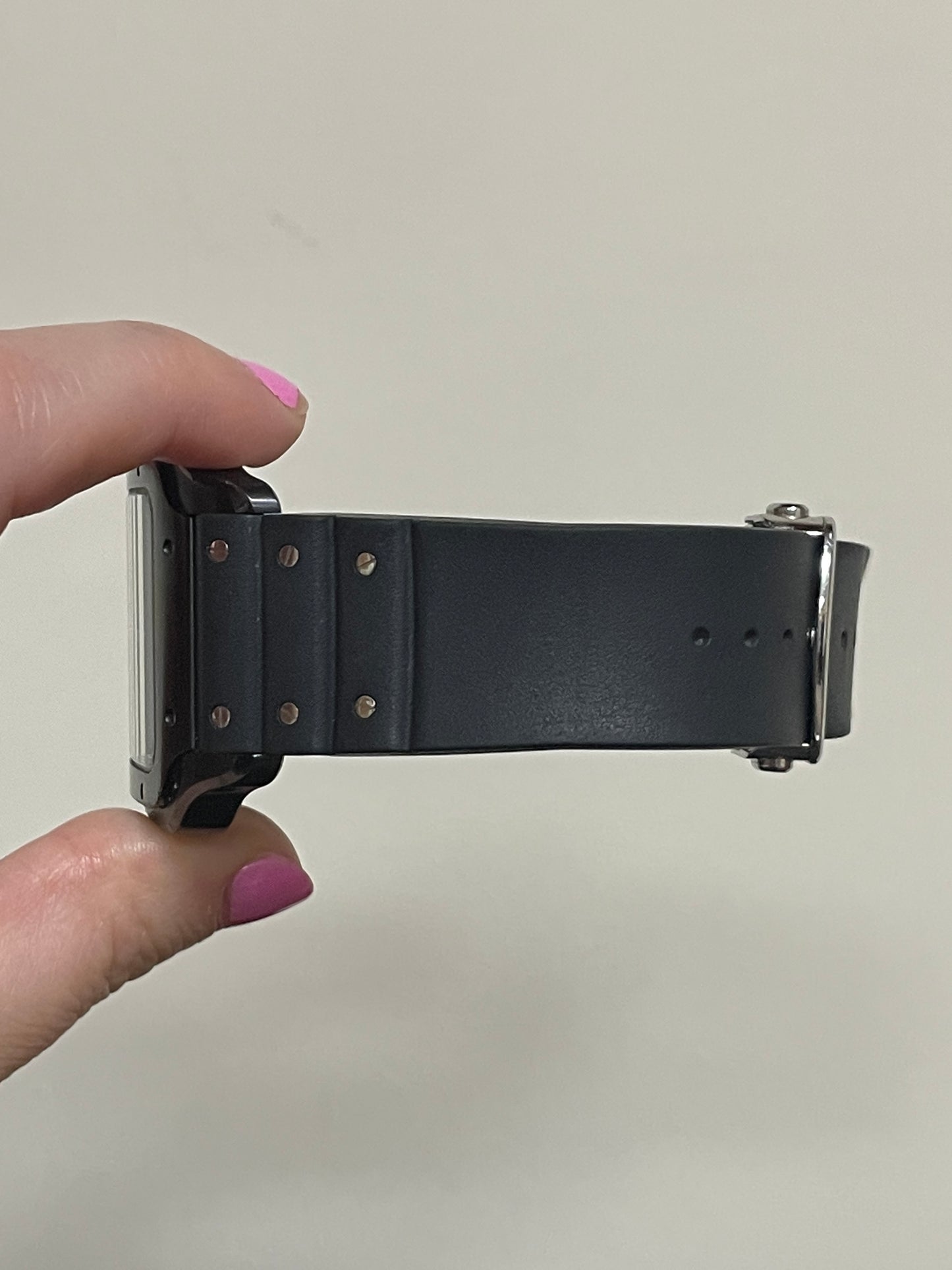 Cartier Santos WSSA0039 Black Roman Dial Black Rubber Strap No Papers 39.8mm