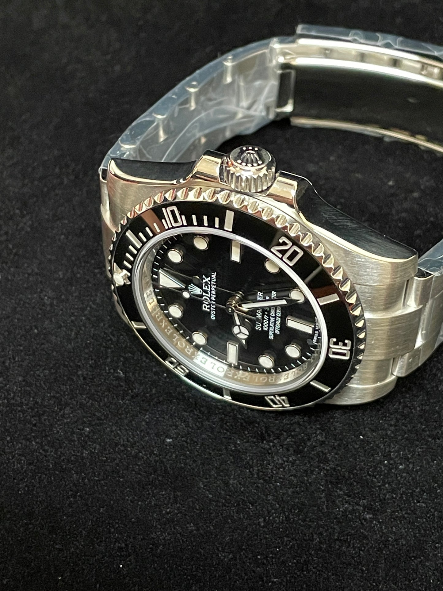 2014 Rolex Submariner No Date 114060 Black Dial SS Oyster With Papers 40mm