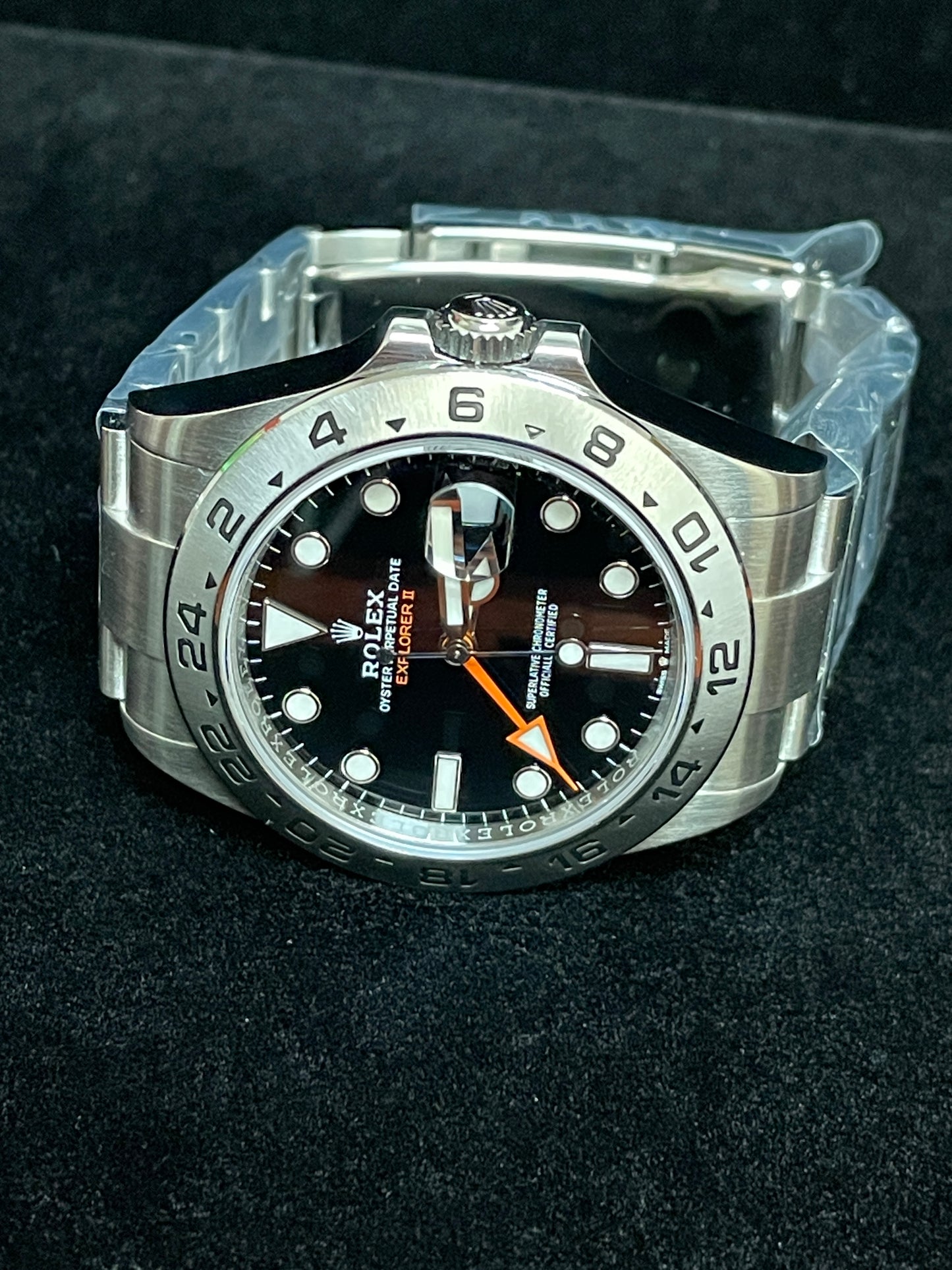 2021 Rolex Explorer II 226570 Black Dial SS Oyster With Papers 42mm