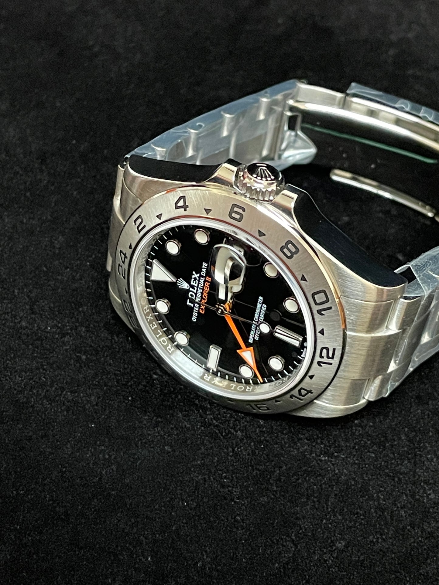 2021 Rolex Explorer II 226570 Black Dial SS Oyster With Papers 42mm