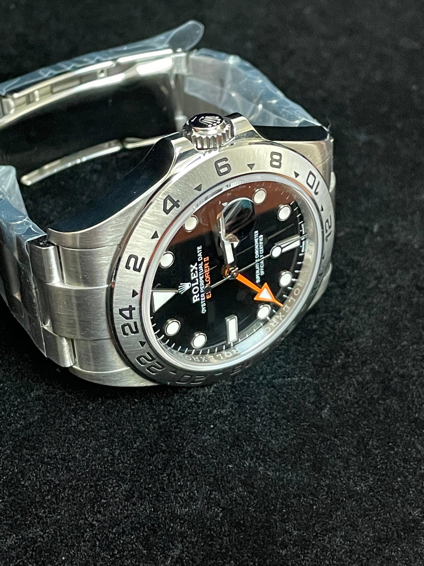 2021 Rolex Explorer II 226570 Black Dial SS Oyster With Papers 42mm
