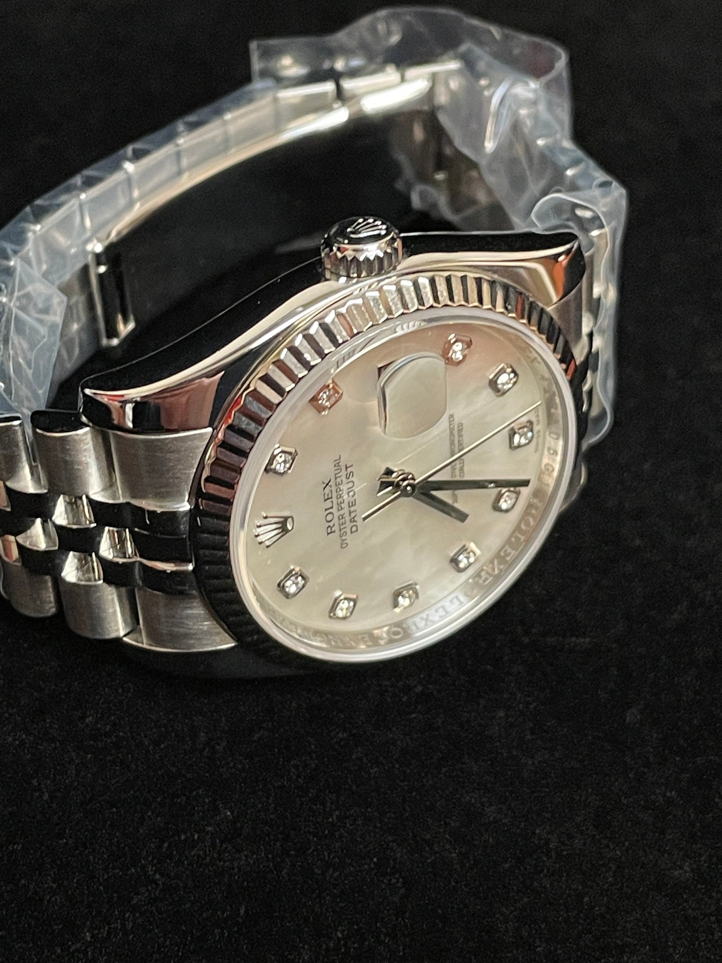 2017 Rolex Datejust 116234 MOP Diamond Dial SS Jubilee No Papers 36mm