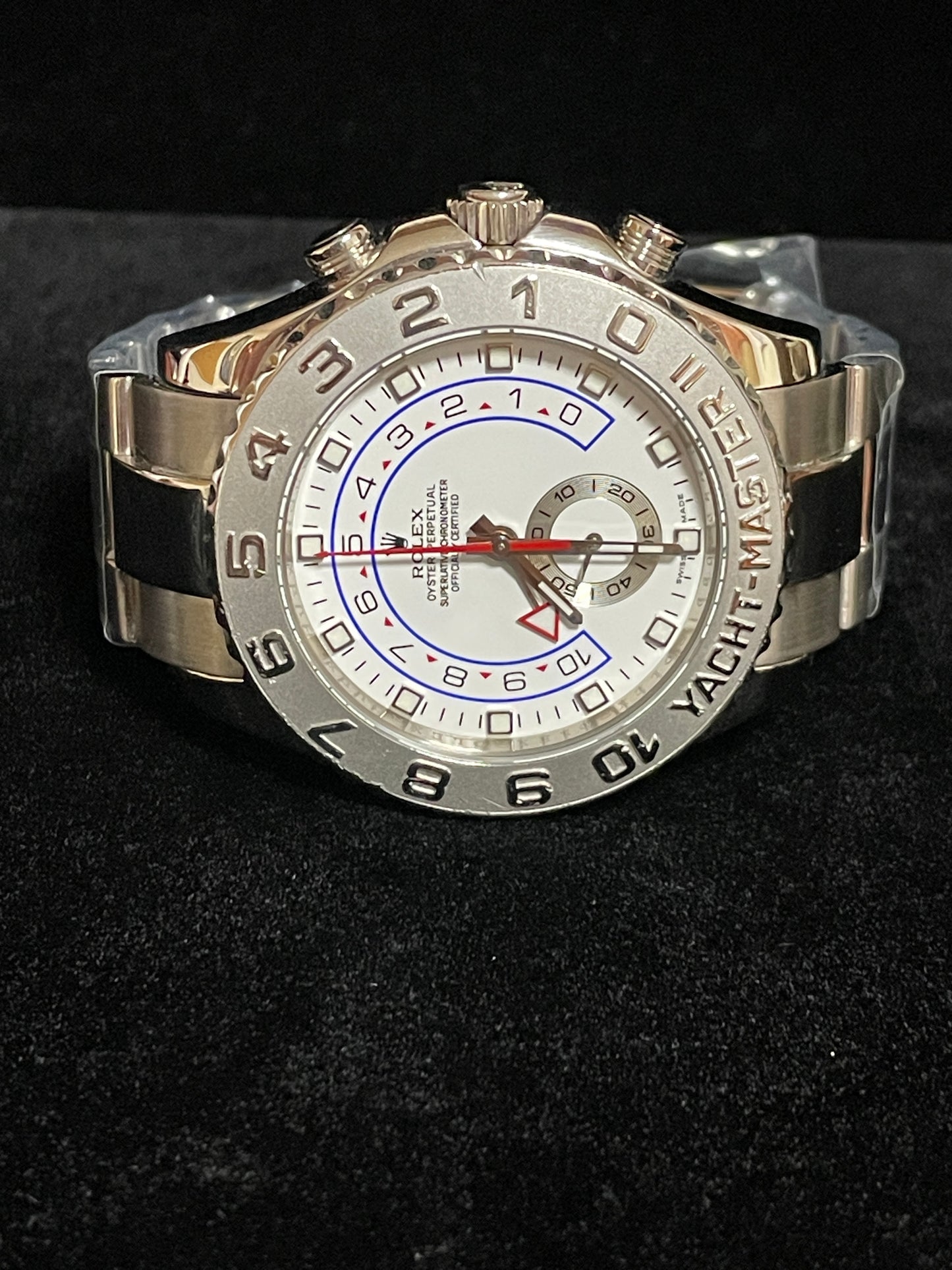 2008 Rolex Yacht-Master II 116689 White Dial WG 18kt Oyster No Papers 44mm
