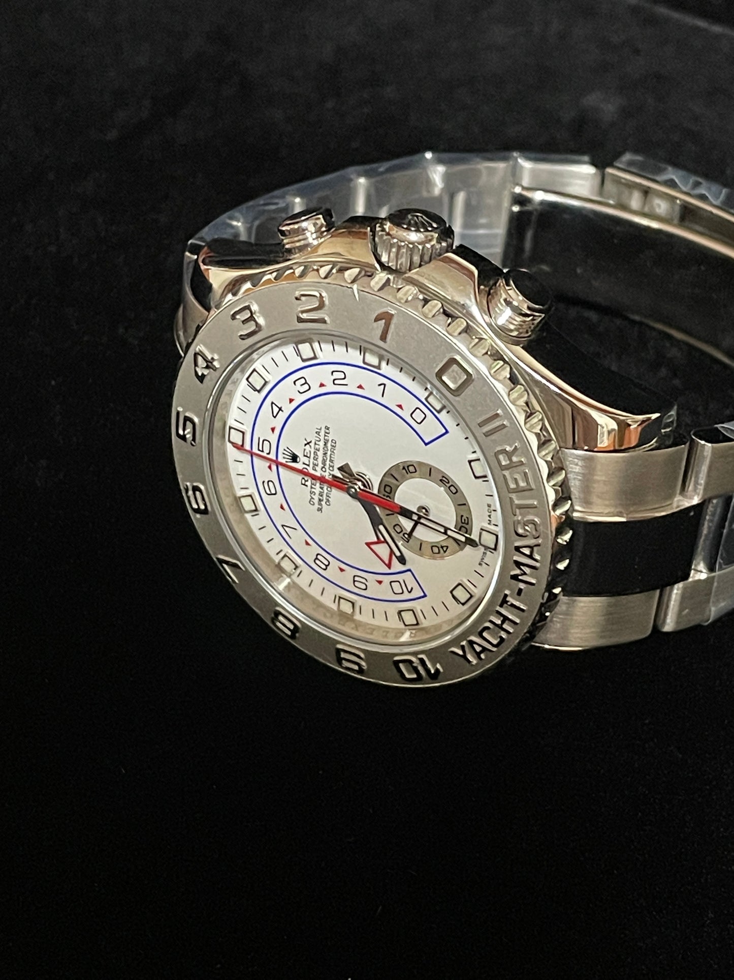 2008 Rolex Yacht-Master II 116689 White Dial WG 18kt Oyster No Papers 44mm
