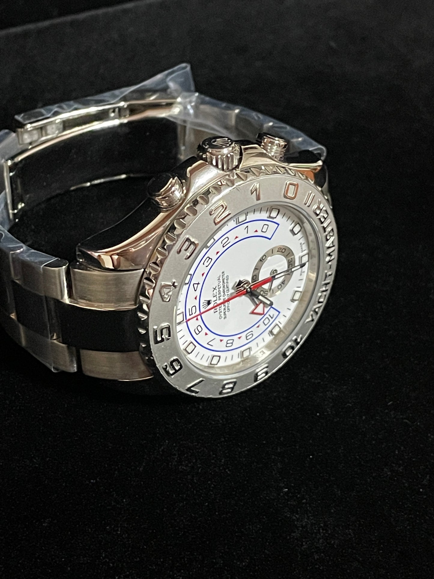 2008 Rolex Yacht-Master II 116689 White Dial WG 18kt Oyster No Papers 44mm