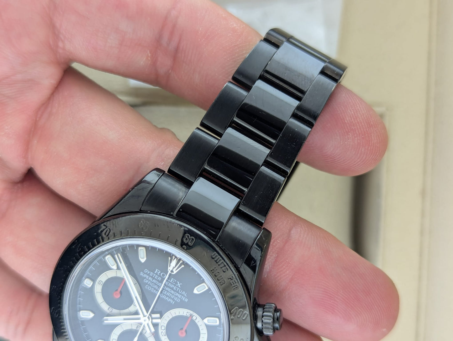 2004 Rolex Pro Hunter Daytona 116520 PVD Black Dial Black Oyster No Papers 40mm