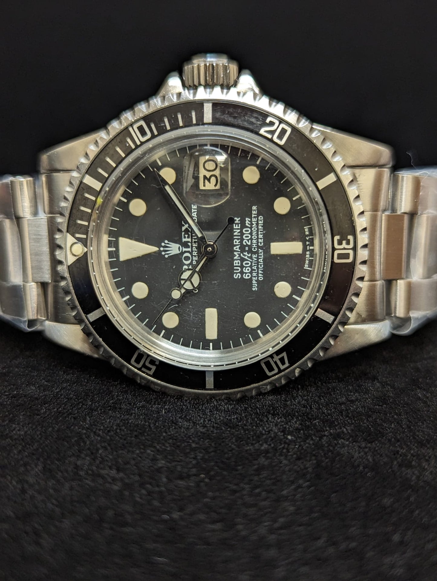 1979 Rolex Submariner 1680 Black Matte Dial SS Oyster No Papers 40mm