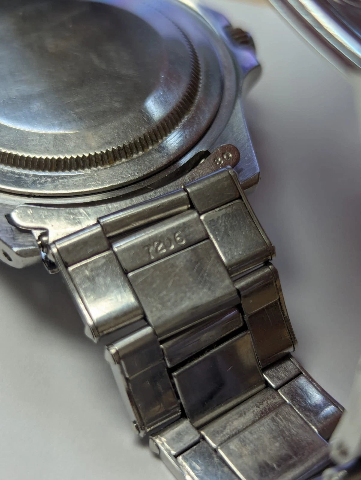 1967 Rolex GMT-Master Fuchsia 1675 Black Dial SS Rivet No Papers 40mm