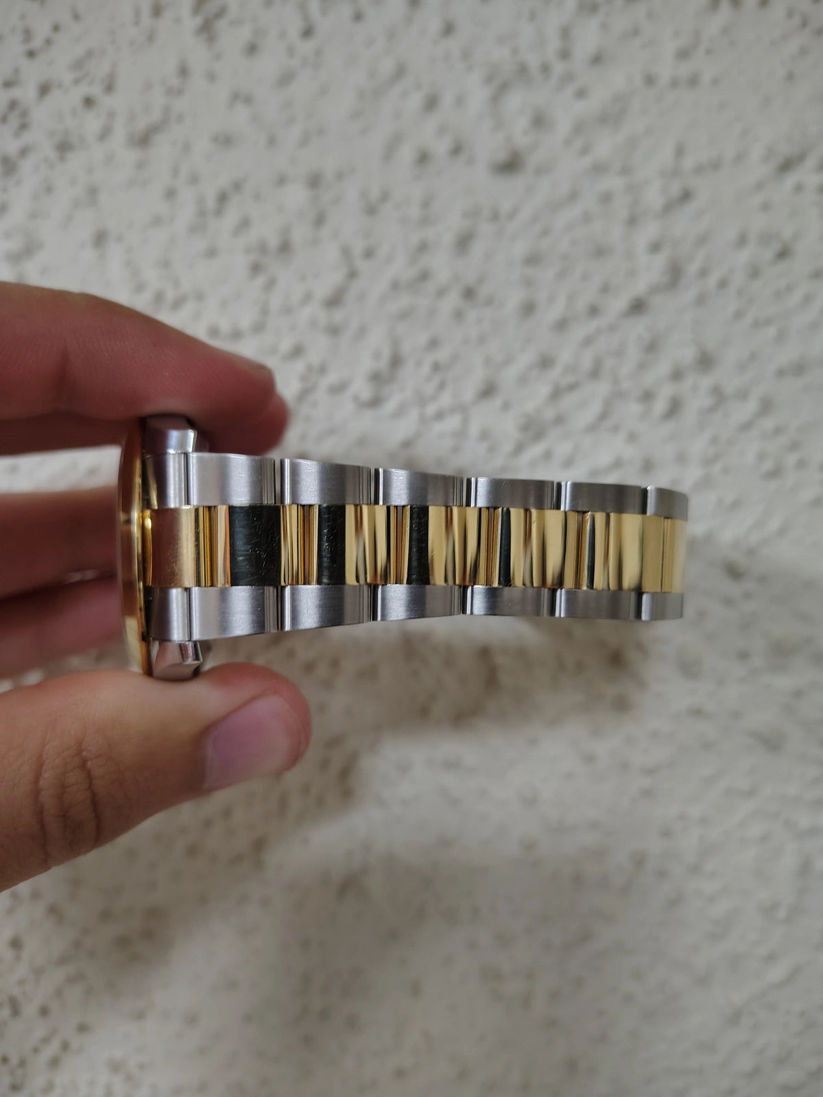 2024 Rolex Datejust 126303 Champagne Motif Dial TT 18kt Oyster With Papers 41mm