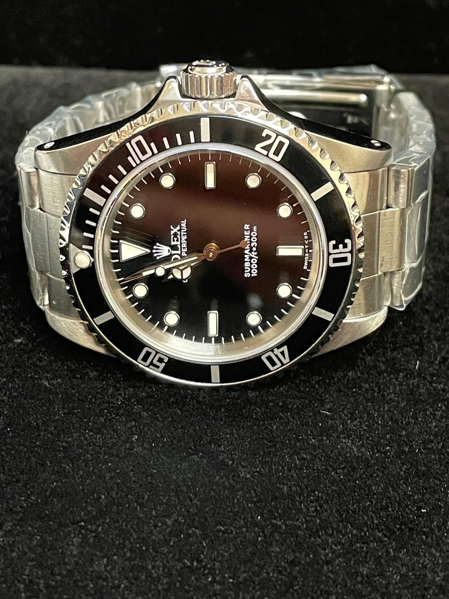 1991 Rolex Submariner No Date 14060 Black Dial SS Oyster 2016 RSC Card 40mm