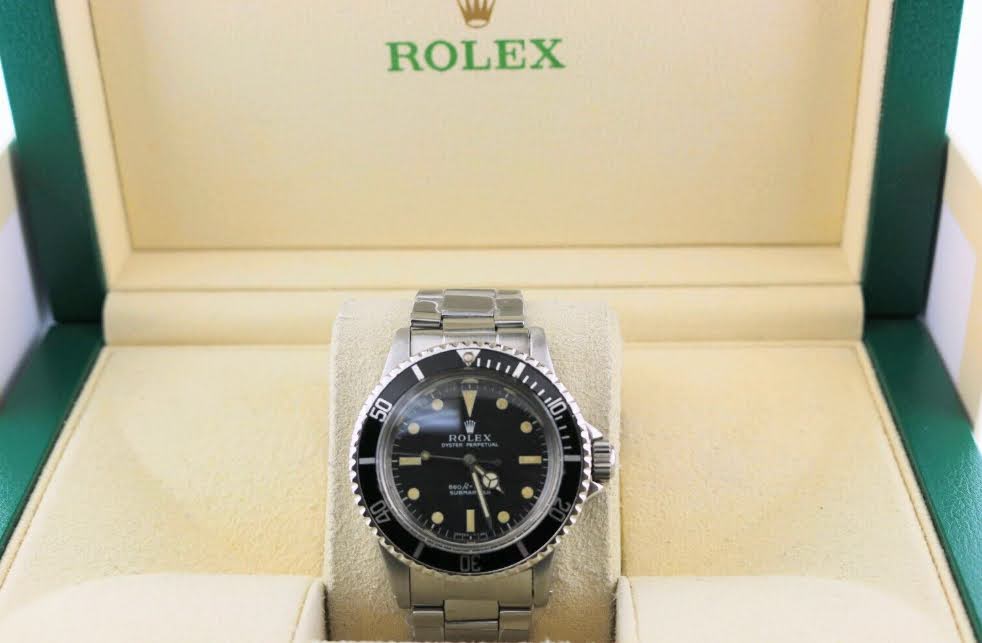 1971 Rolex Submariner 5513 Black Matte Dial Rivet Bracelet No Papers 40mm