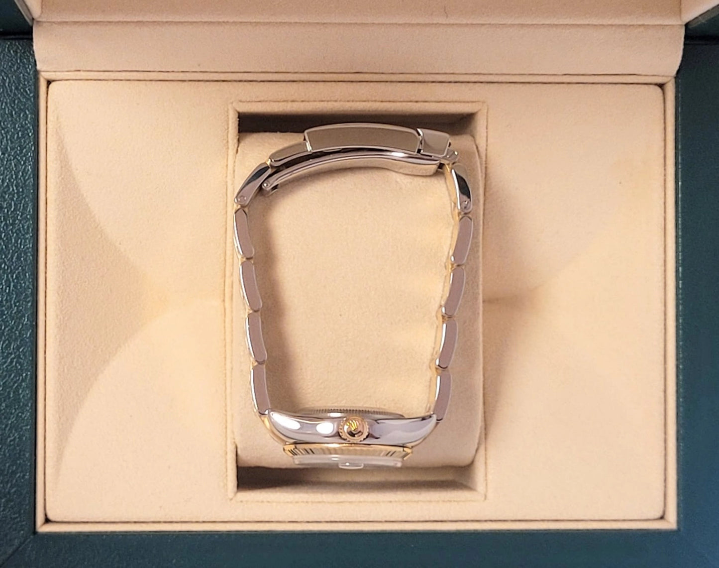 2006 Rolex Ladies Datejust 179173 Blue Stick Dial TT Oyster With Papers 26mm