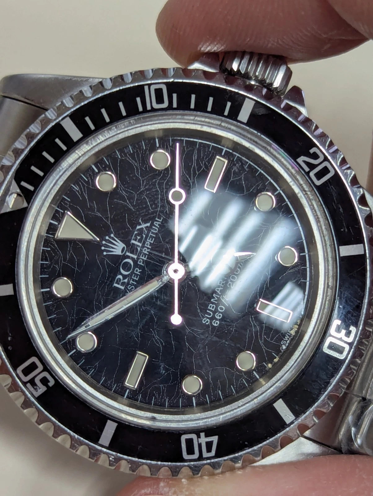 1988 Rolex Submariner No Date 5513 Black Spider Dial SS Oyster No Papers 40mm