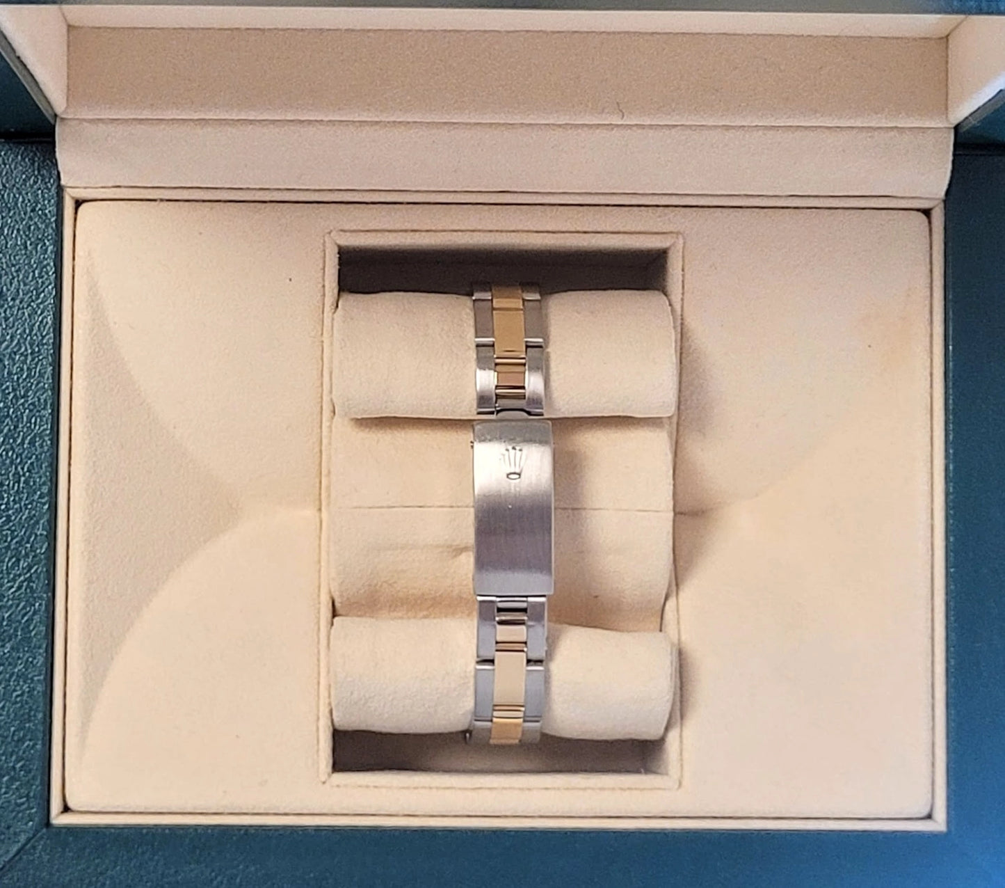 1990 Rolex Ladies Oyster Perpetual 67234 Champagne Dial TT Oyster No Papers 26mm