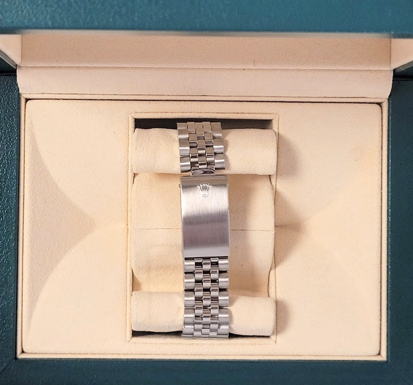 1979 Rolex Datejust 16014 Silver Stick Dial TT Jubilee No Papers 36mm