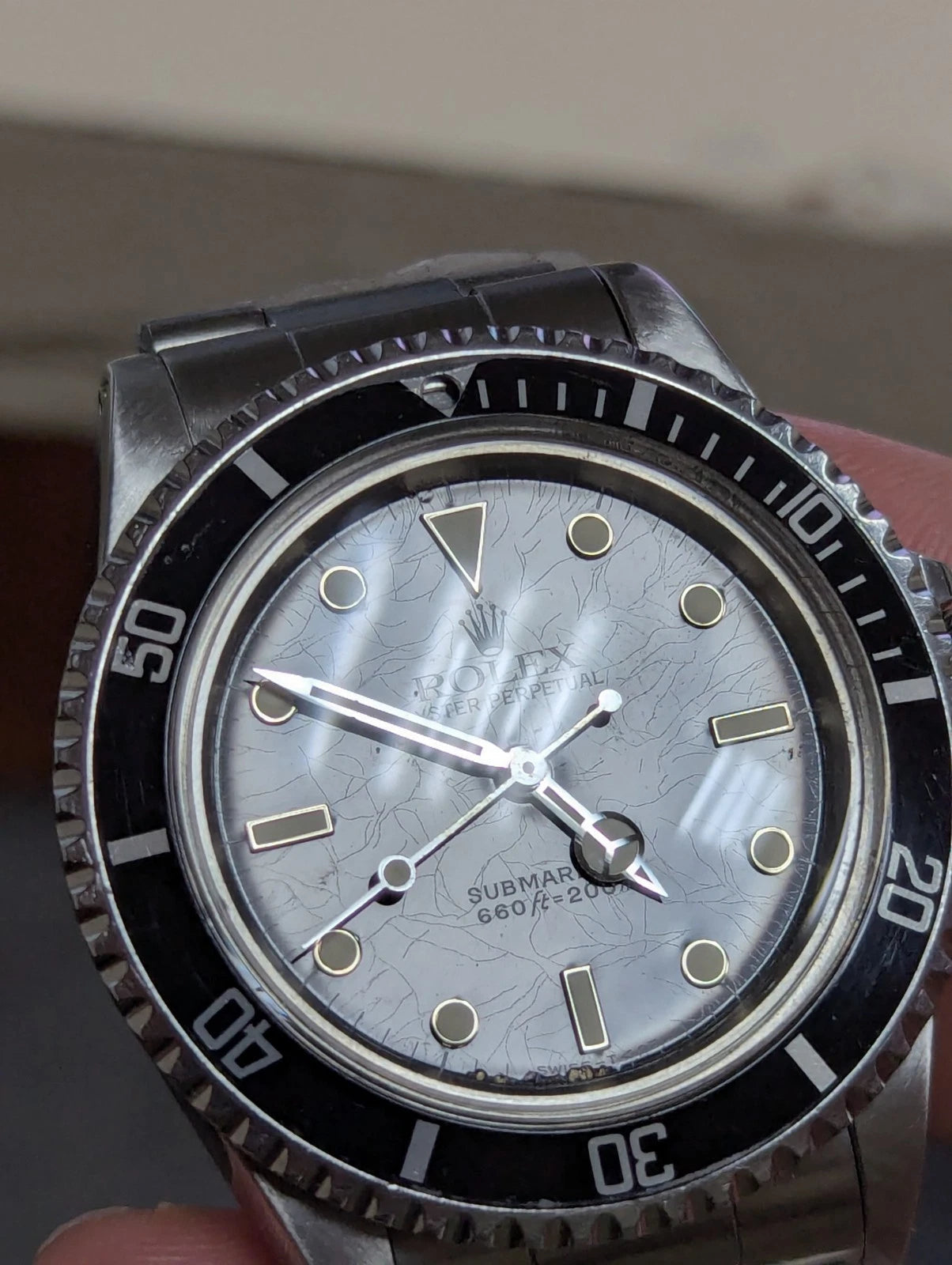 1988 Rolex Submariner No Date 5513 Black Spider Dial SS Oyster No Papers 40mm