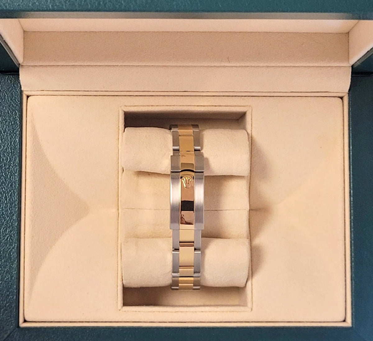 2006 Rolex Ladies Datejust 179173 Blue Stick Dial TT Oyster With Papers 26mm