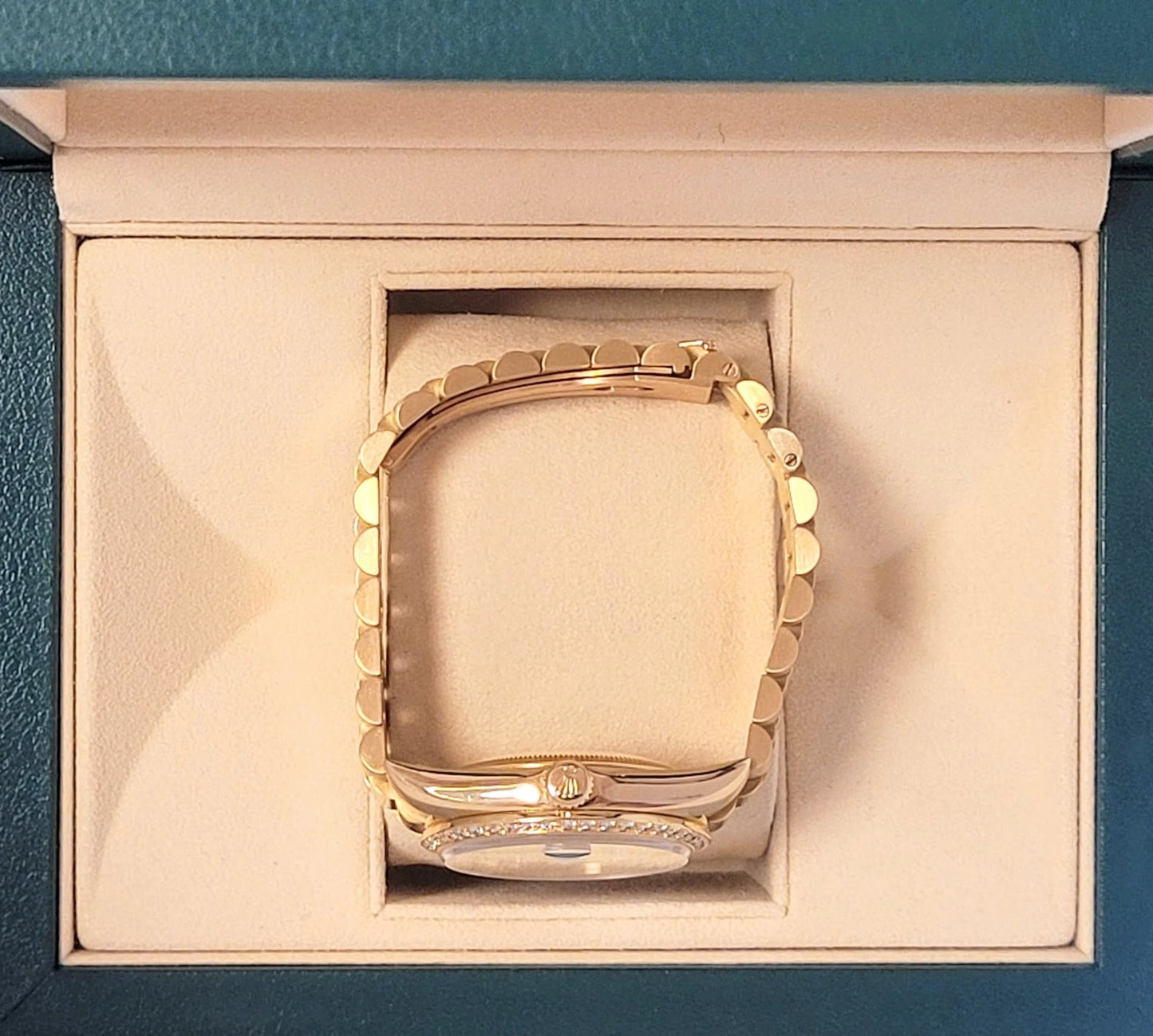 Rolex Day-Date 18348 Khanjar Diamond Dial and Bezel 18kt President RSC Card 2026