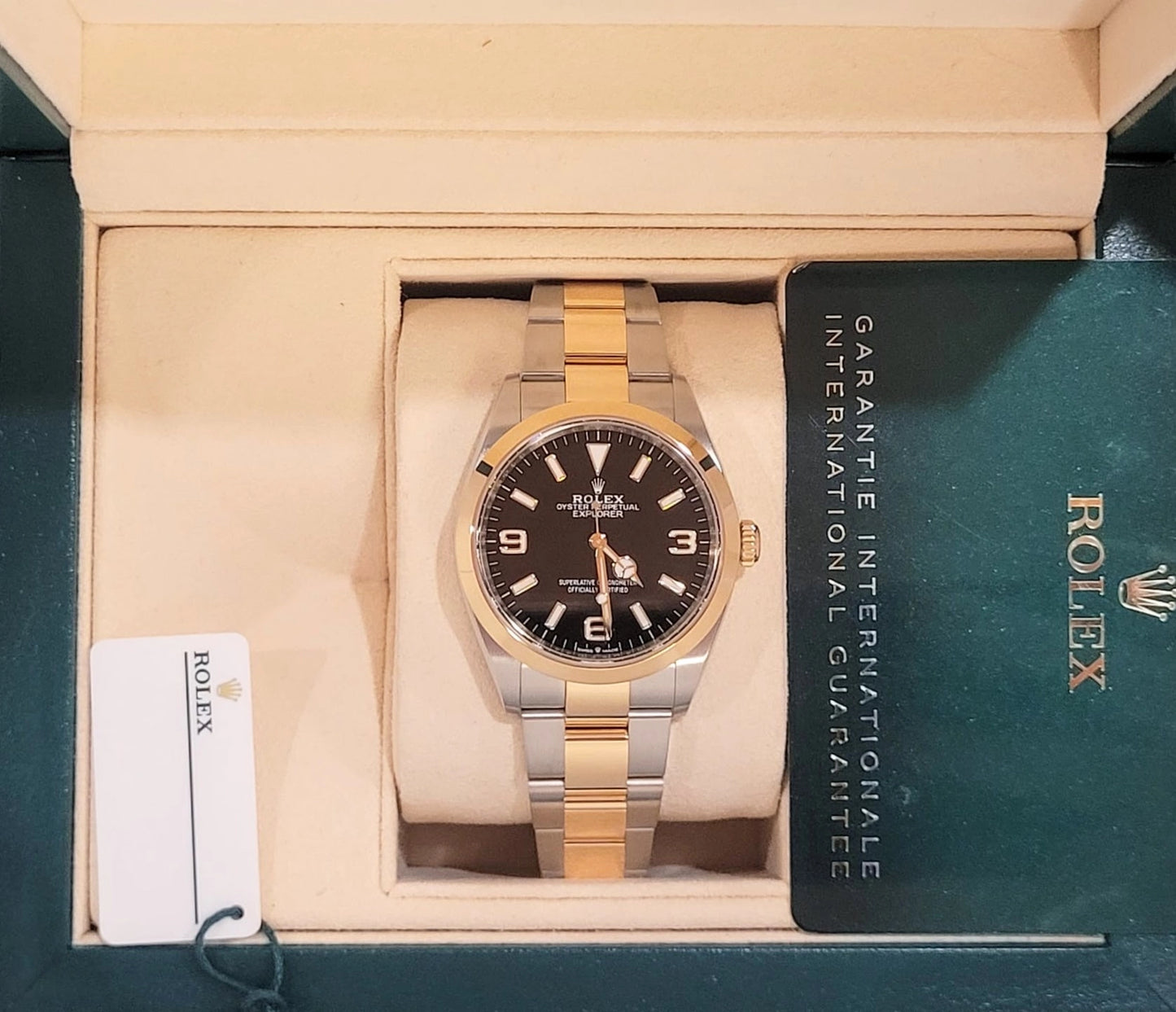 2024 Rolex Explorer 124273 Black Dial TT Oyster With Papers 36mm