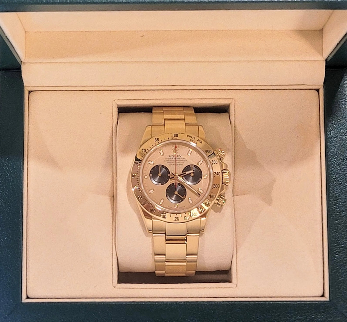 2006 Rolex Daytona 116528 Reverse Paul Newman Dial 18kt Oyster No Papers 40mm