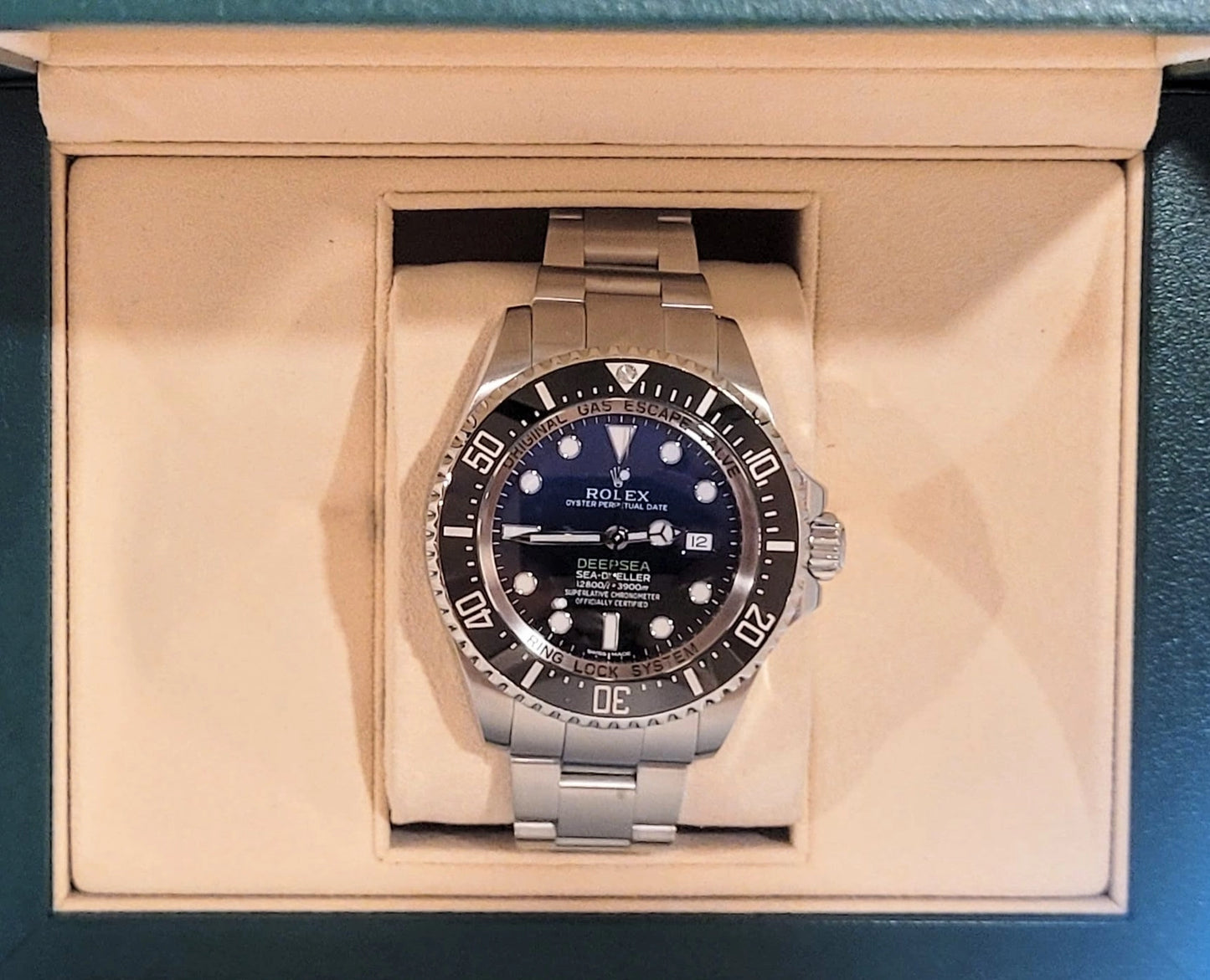 2017 Rolex Deepsea James Cameron 116660 Black Blue Dial SS Oyster No Papers 44mm