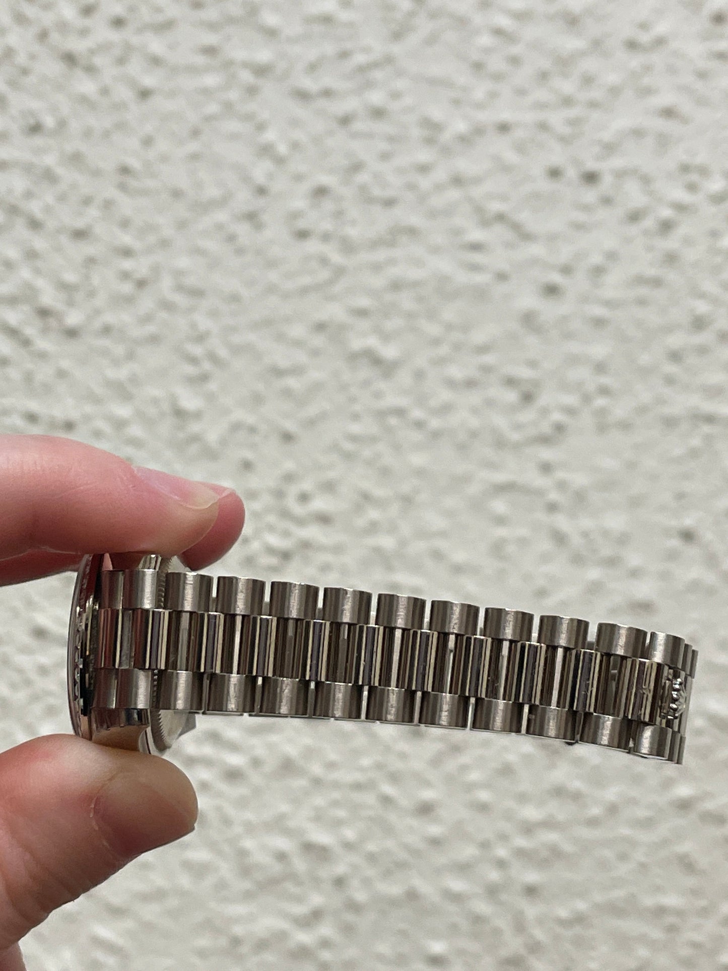2024 Rolex Ladies Datejust 279139RBR Diamond Bezel Pink 18kt WG President 28mm