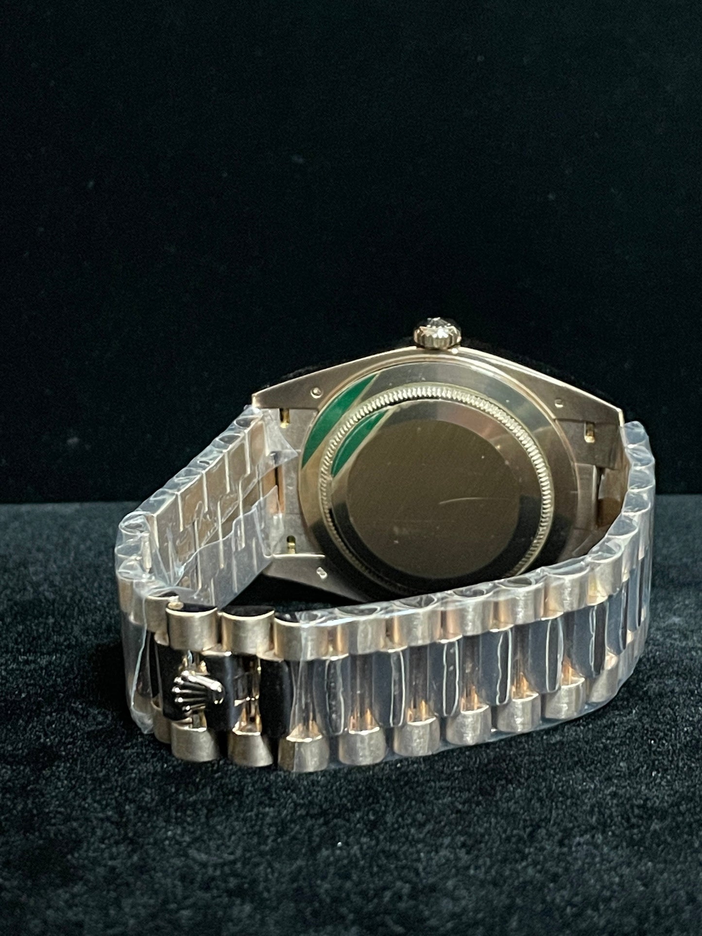 2016 Rolex Day-Date 228235 Chocolate Baguette Dial 18kt President W Papers 40mm