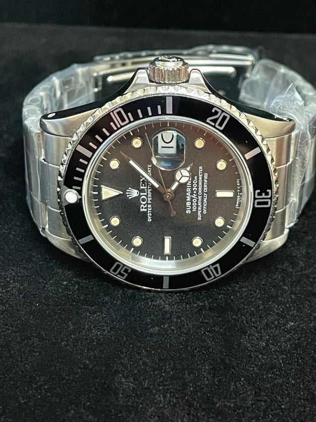 1987 Rolex Submariner Date 16800 Black Dial SS Oyster No Papers 40mm