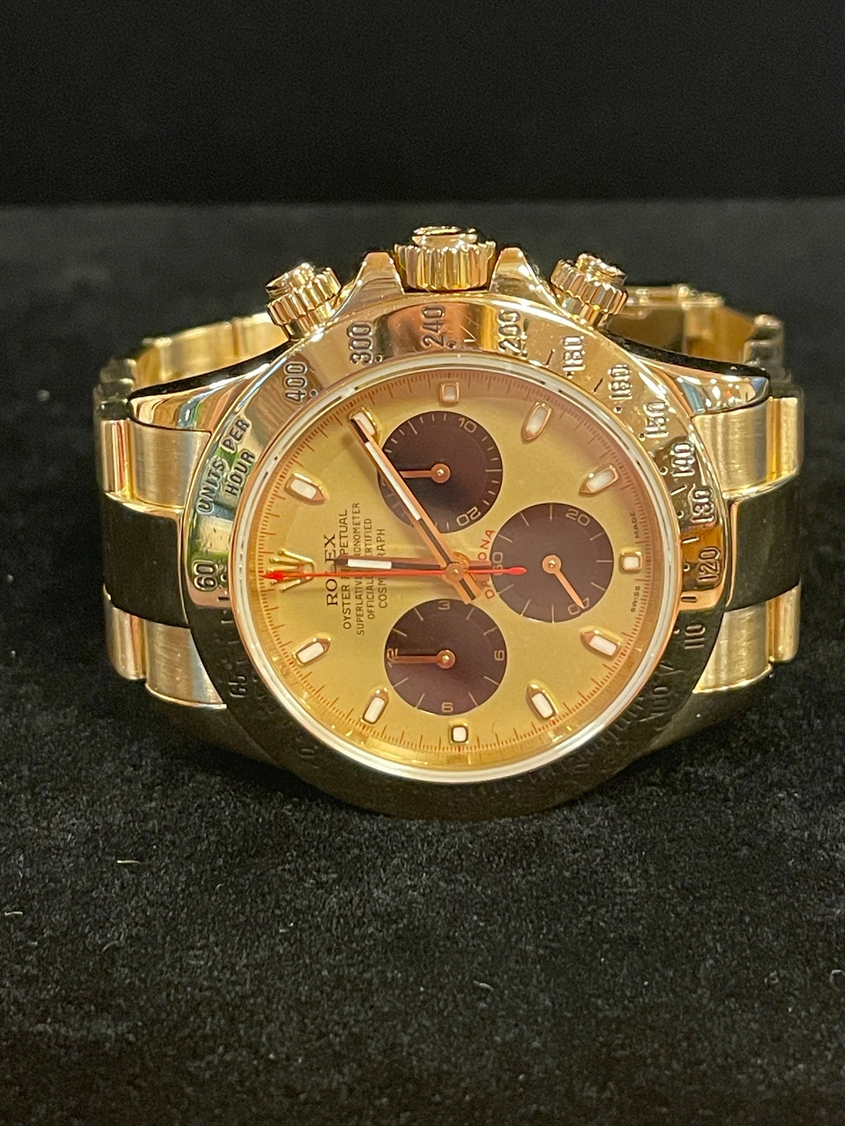 2006 Rolex Daytona 116528 Reverse Paul Newman Dial 18kt Oyster No Papers 40mm