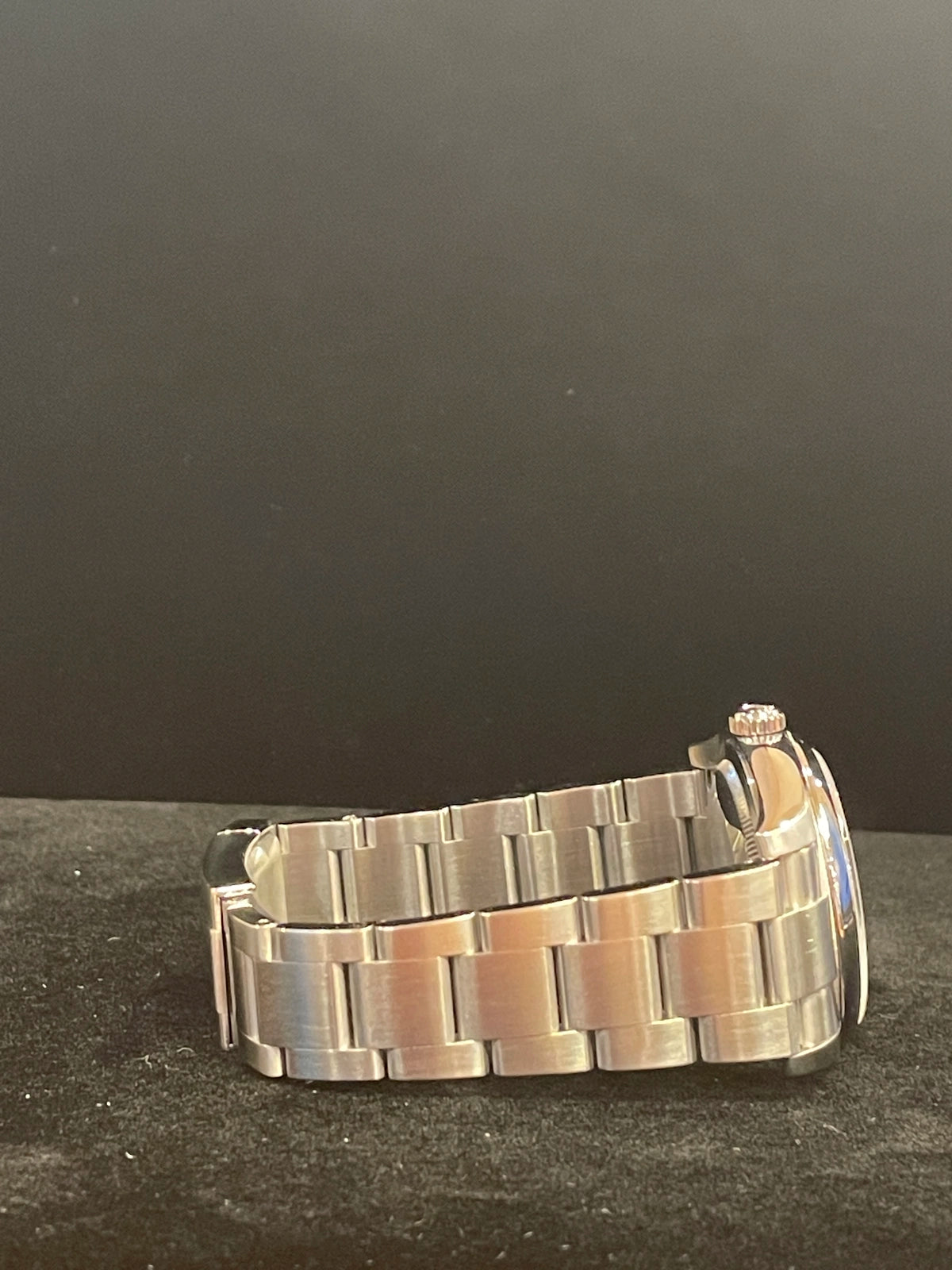 2008 Rolex Oyster Perpetual 116000 Silver Concentric Dial SS Oyster 36mm